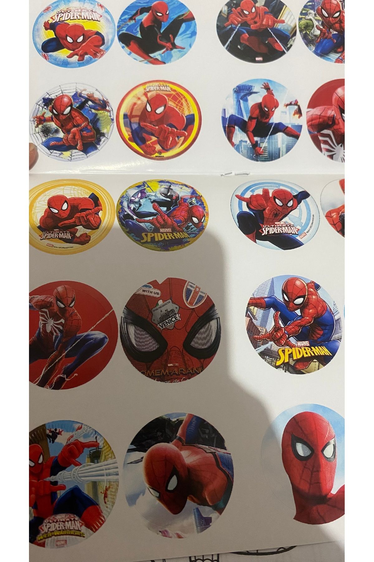 ÖRÜMCEK ADAM PUZZLE YAPBOZ VE BOYAMA KİTABI SET - 7