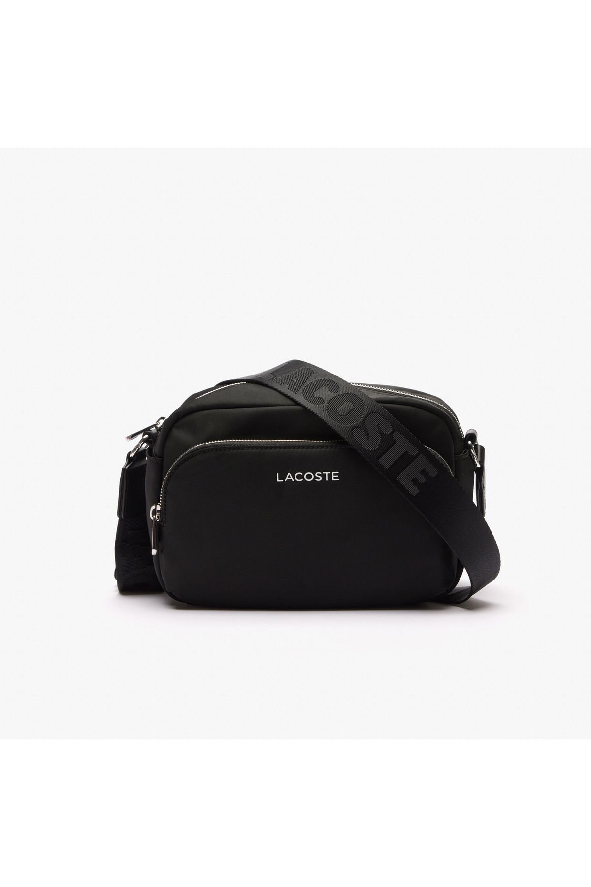 کیف پیام رسان مشکی مردانه و زنانه پستچی سیاه اورجینال Lacoste