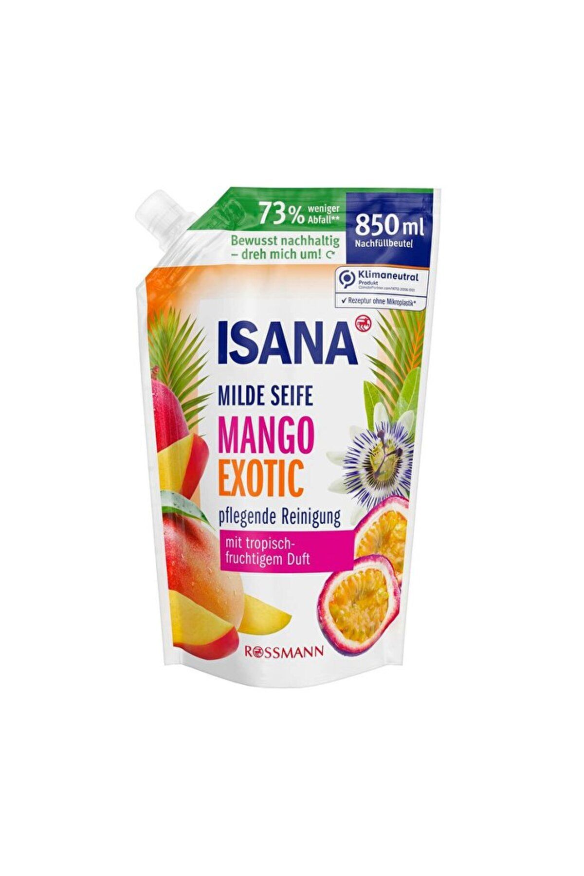 ISANA Sıvı Sabun Yedek - Mango - 850 ml