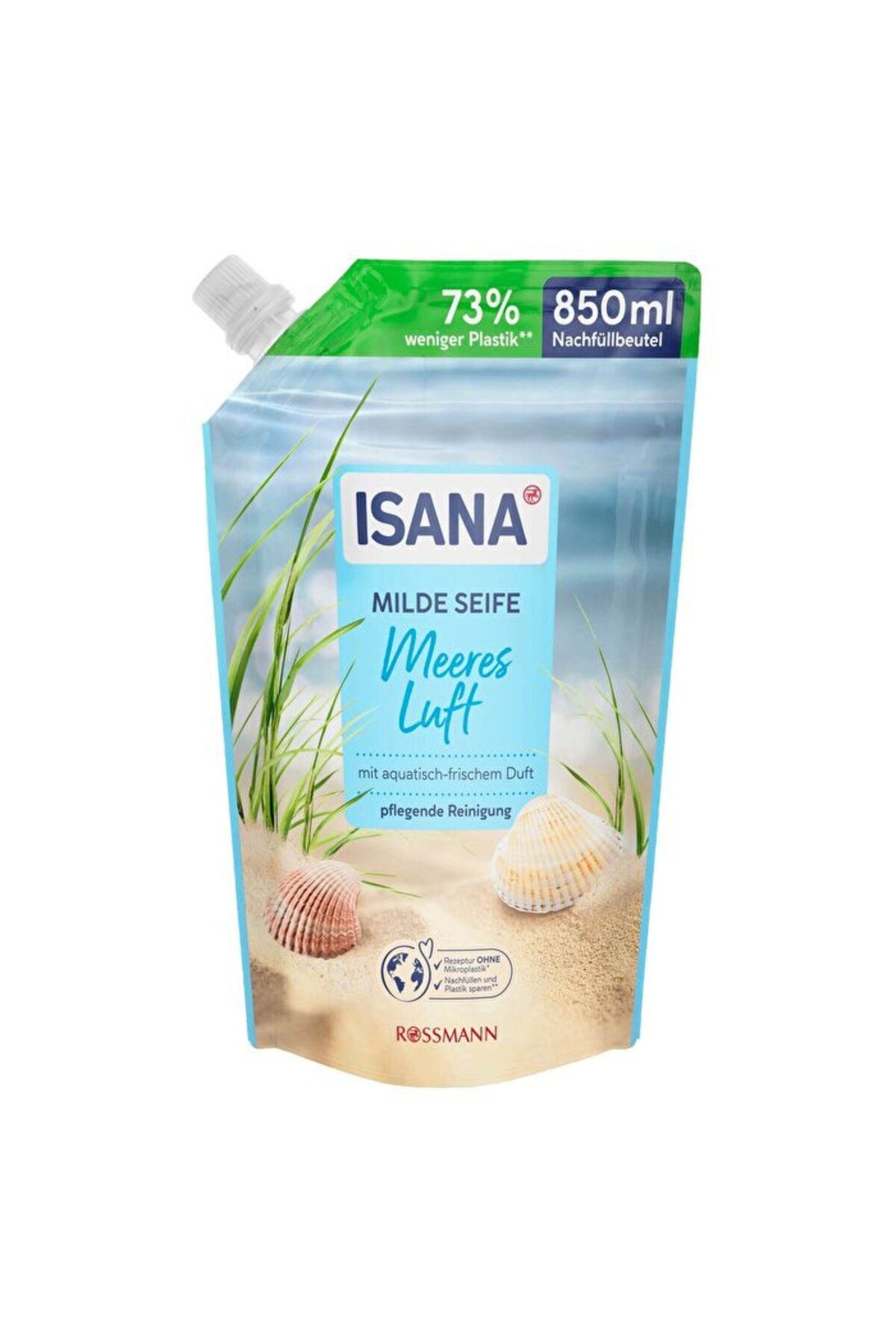 ISANA Sıvı Sabun Yedek - Hafif Deniz Esintisi - 850 ml