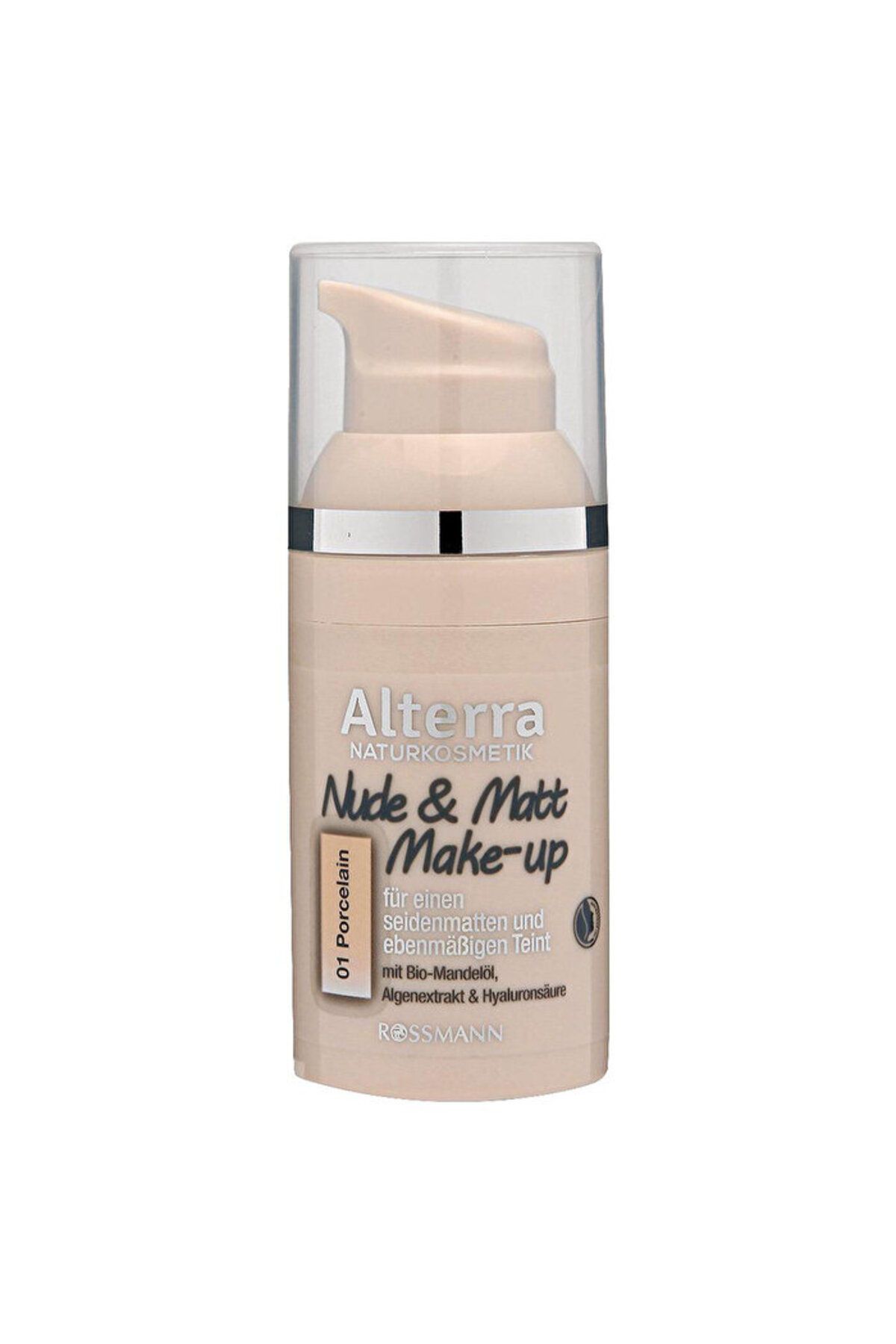 Alterra Mat Fondöten - No:01 Porcelain - 30 ml