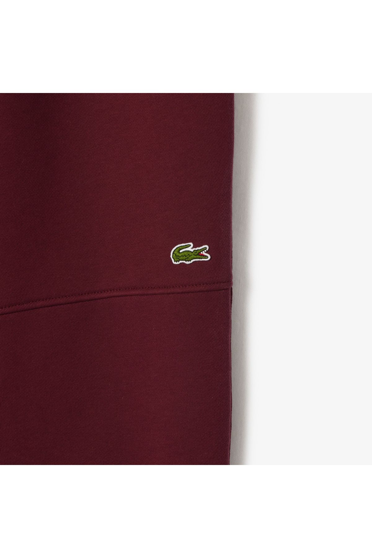 Lacoste-Unisex Relaxed Fit Burgundy Sweatpants 8