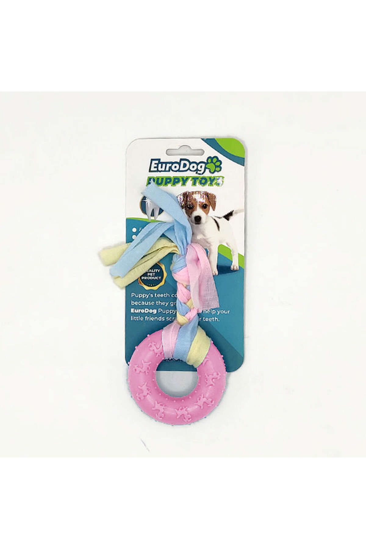 Eurodog Puppy Toys Pembe Ufak Halka Diş Kaşıma Oy. YKTSN