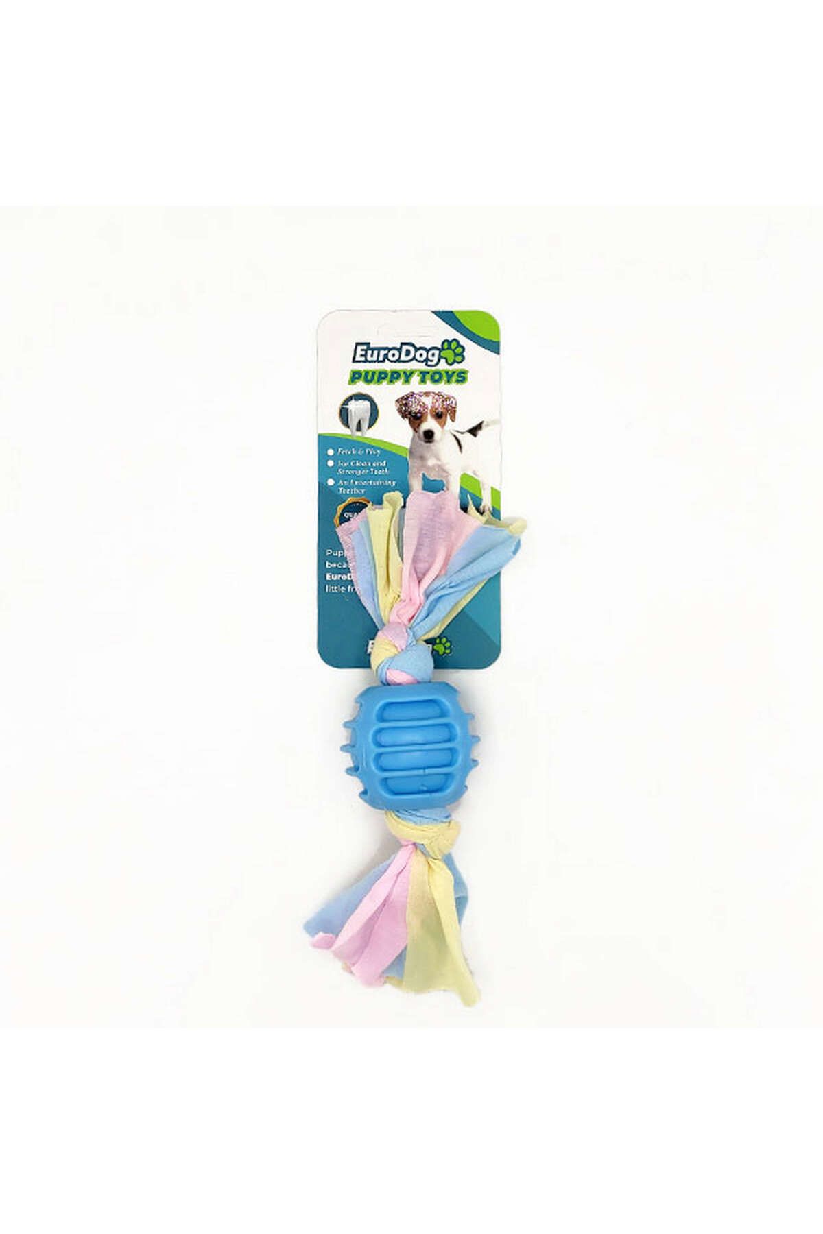 Eurodog Puppy Toys Mavi Ufak Top Diş Kaşıma Oy. YKTSN