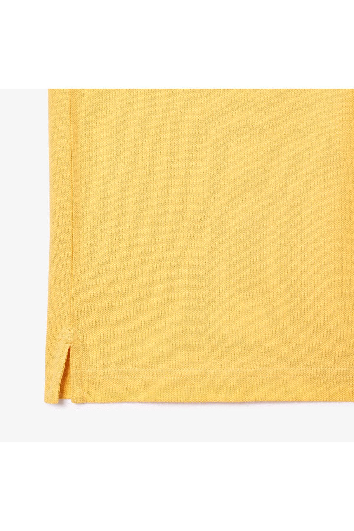 تی شرت یقه پولو مردانه L.12.12 SLIM FIT YELLOW POLO Lacoste