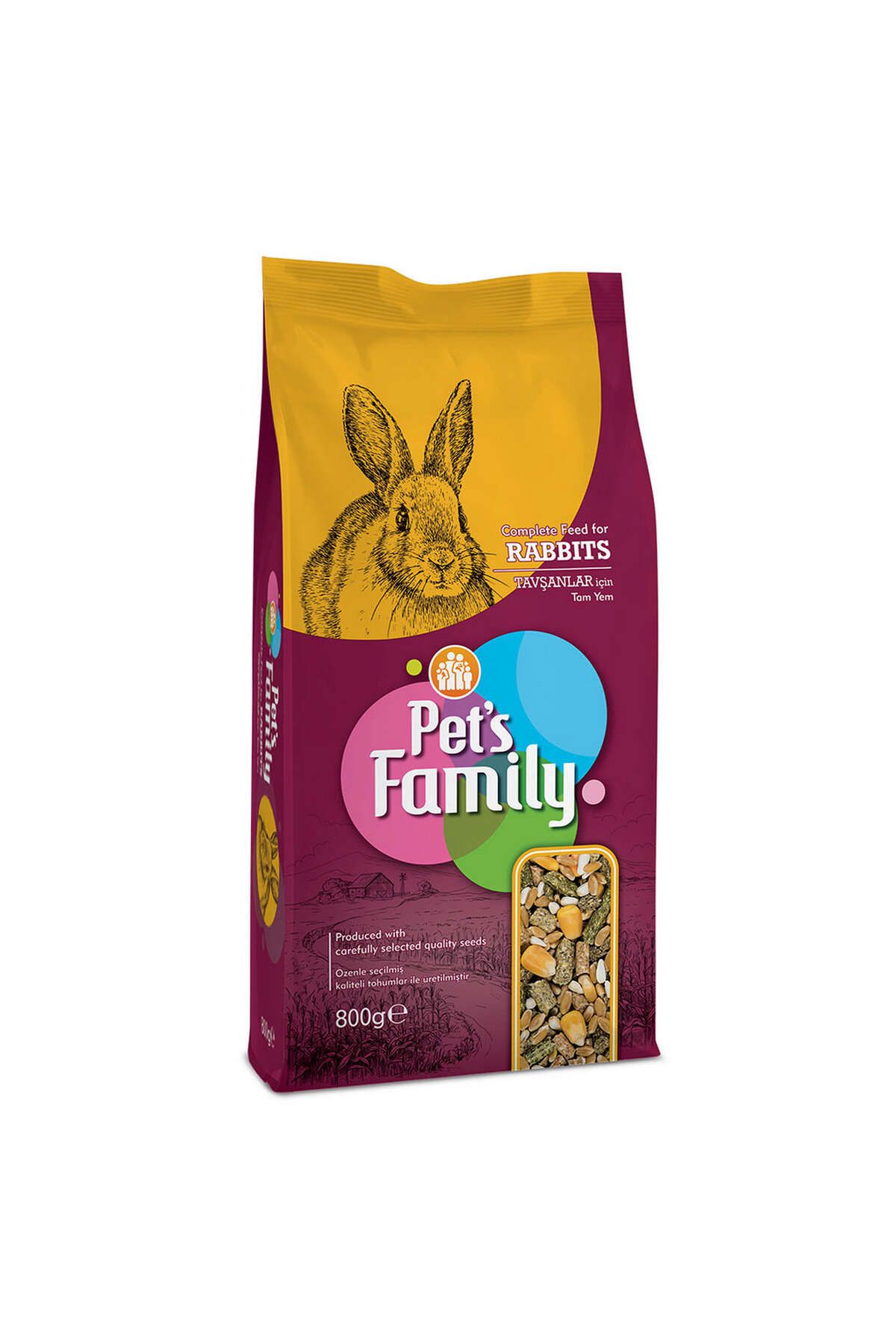 Pets Family Pets Famıly Tavşan Yemi 800g YKTSN