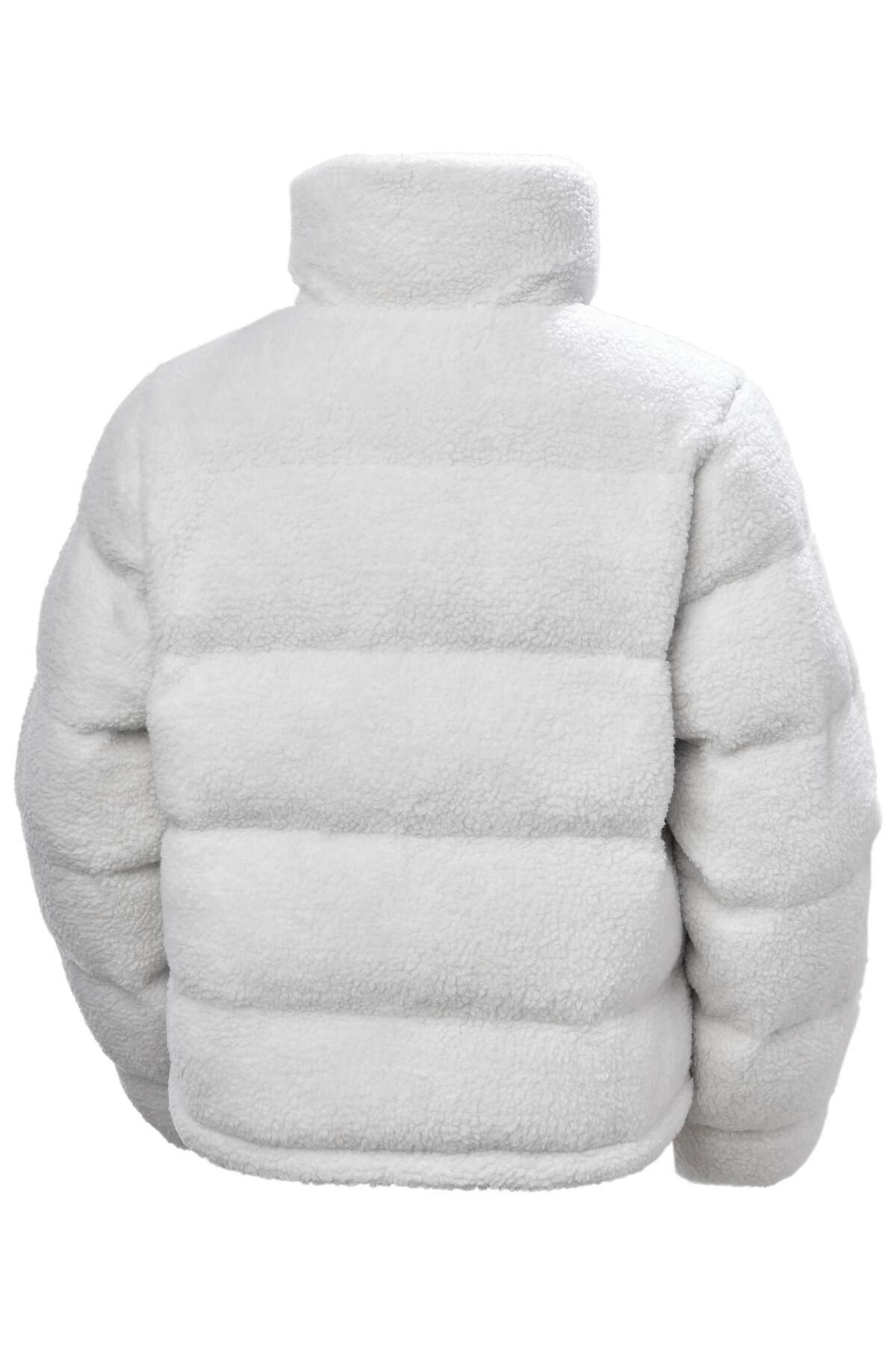 Helly Hansen-W Yu Teddy Pleat damski biały płaszcz 54065-823 4