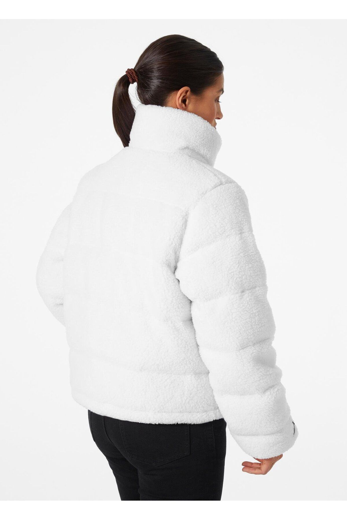Helly Hansen-W Yu Teddy Pleat damski biały płaszcz 54065-823 3