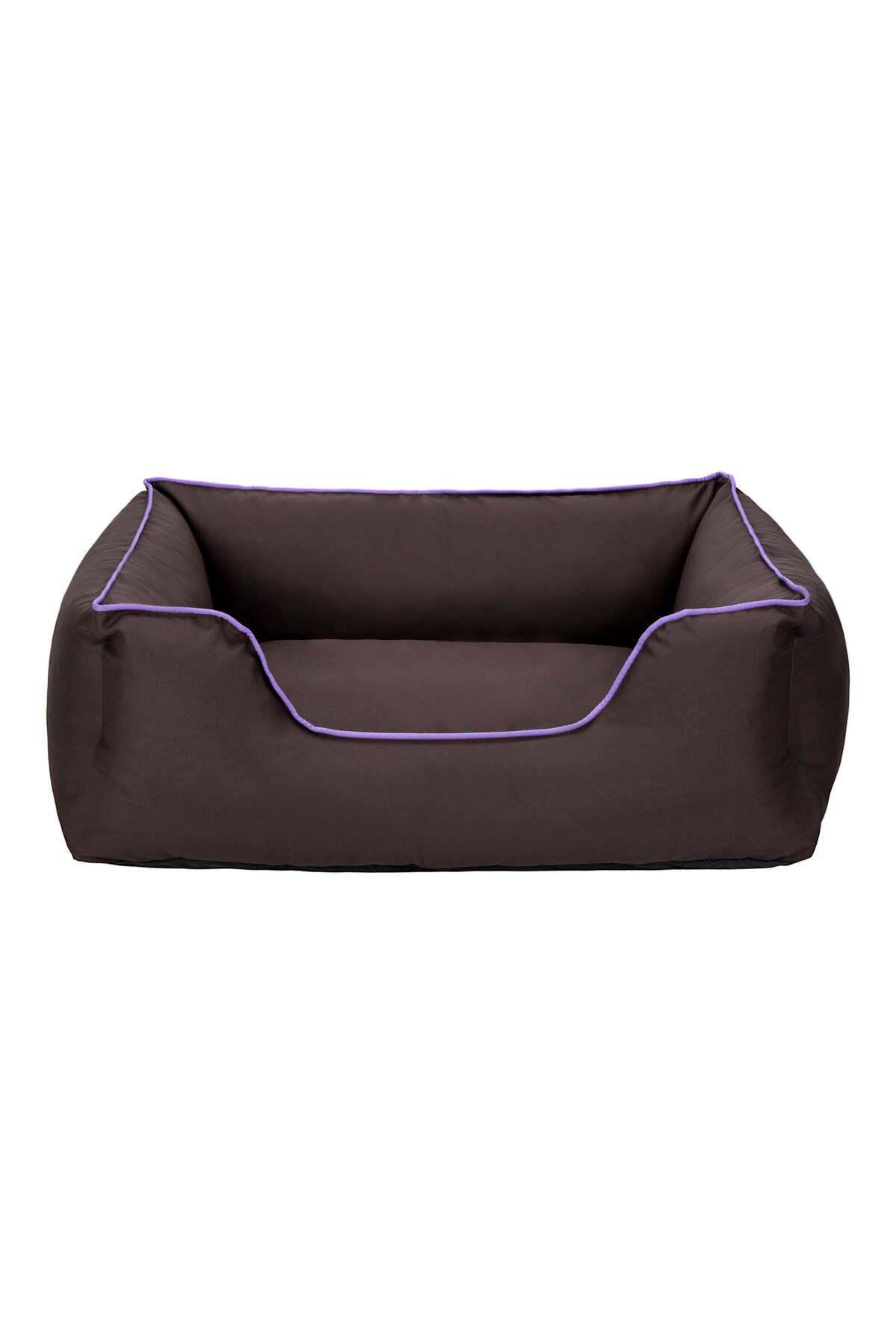 Pet Comfort Alpha Köpek Yatağı Kahverengi w Mor Biye M 80x65cm ZRNET