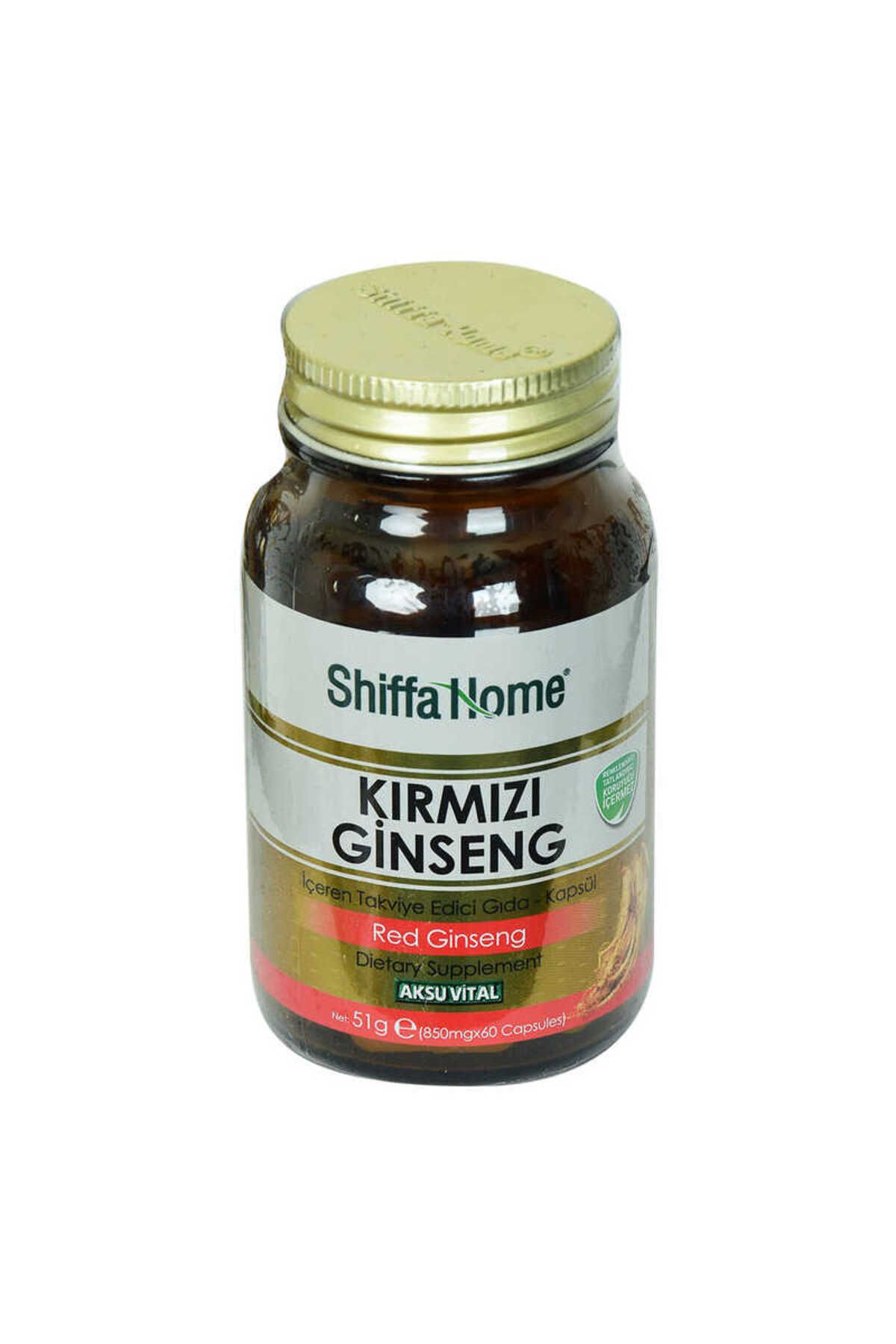 Angoravi Shiffa Home Kırmızı Ginseng Diyet Takviyesi 850 Mg x 60 Kapsül
