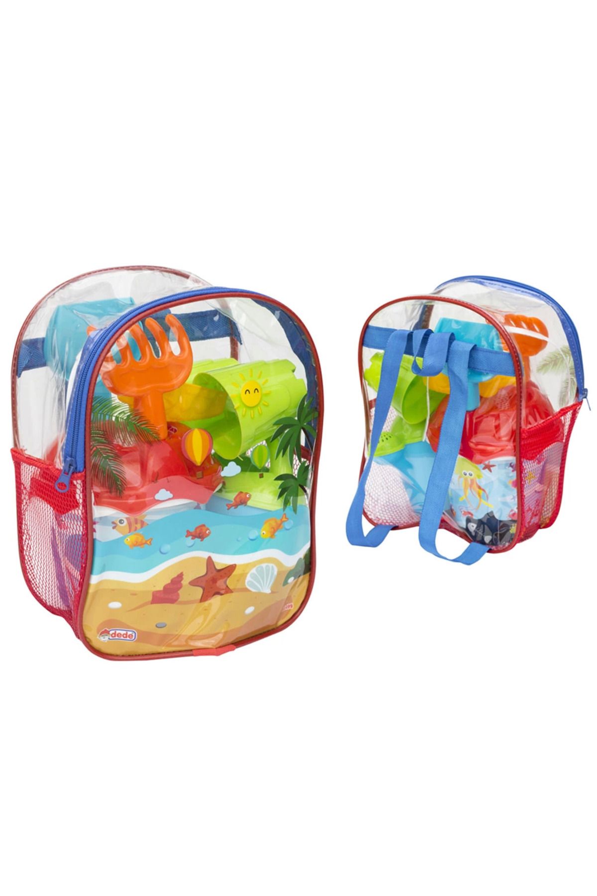 gnsstore RESİMLİ SIRT ÇANTALI PLAJ SET