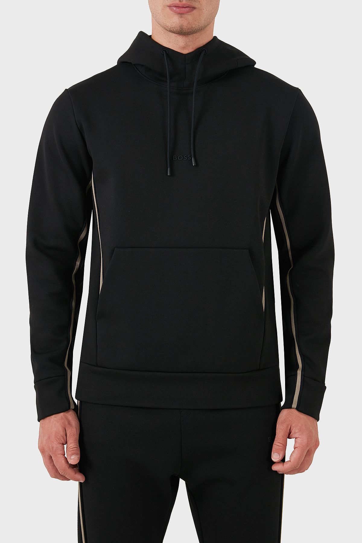 لوگوی نخی معمولی کلاهدار Sweat مردانه SWEAT 50523905 001 BOSS