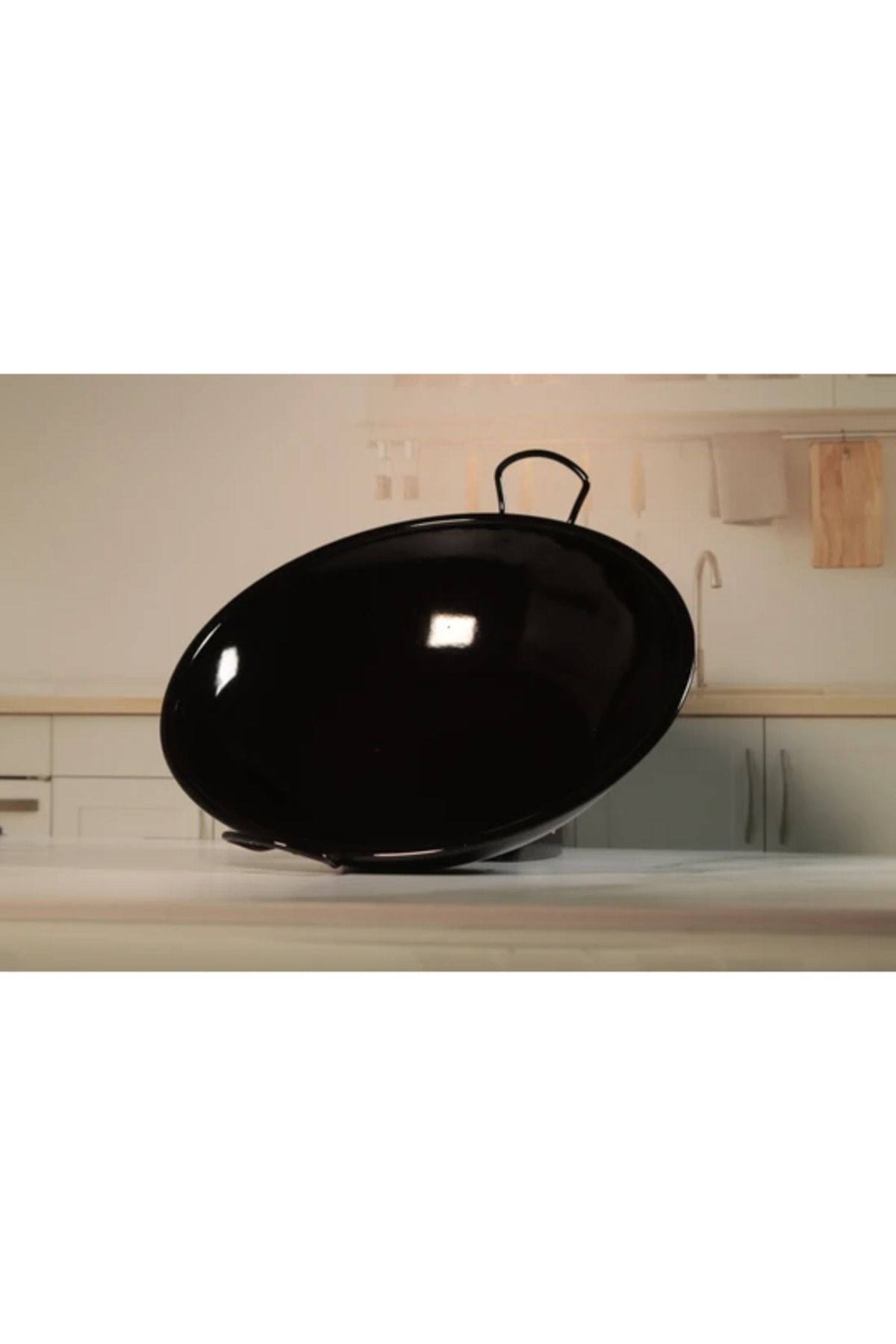 nuit dose-Wog Type Deep Sheet Roasting Pan - 28 cm Enamel for Camping - Picnic 4