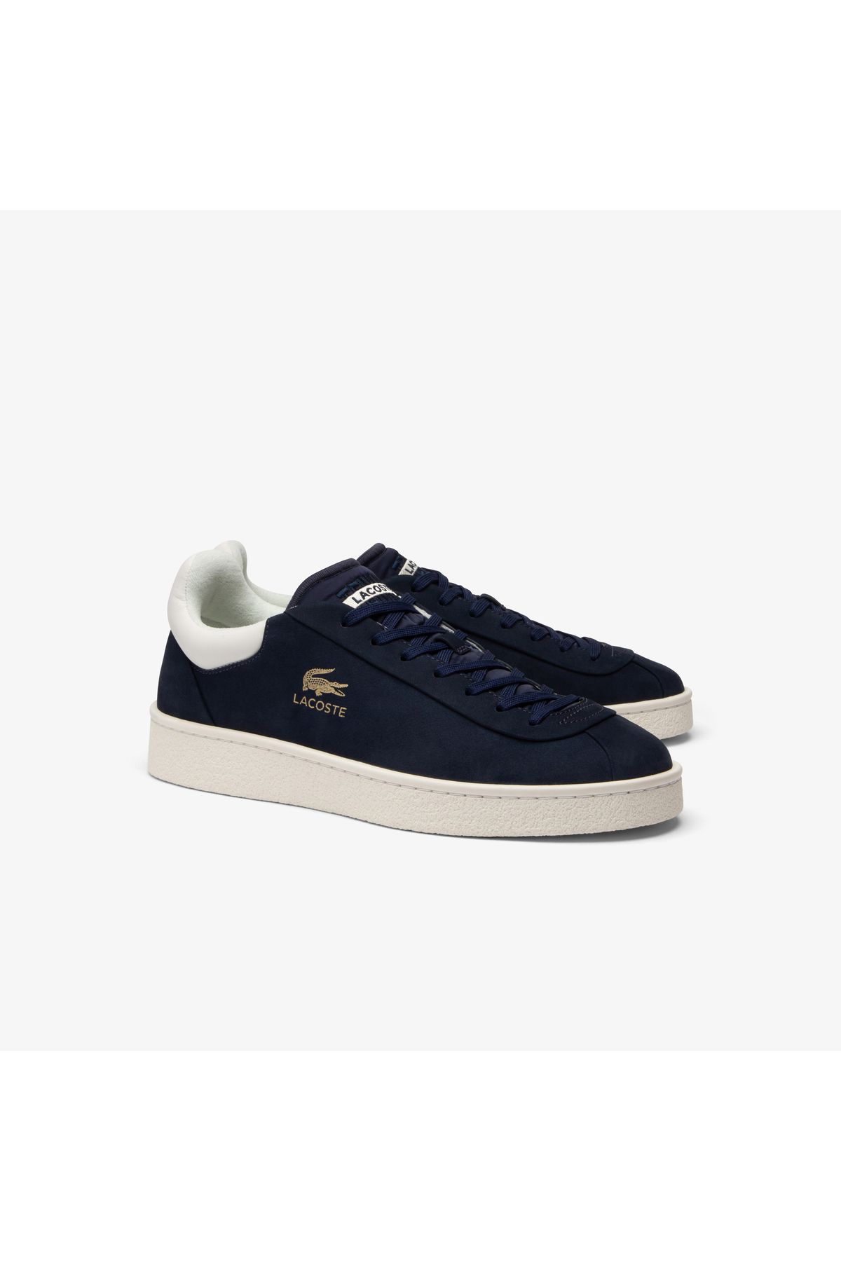 اسنیکر آبی مردانه کفش ورزشی دریایی Baseshot Premium Lacoste