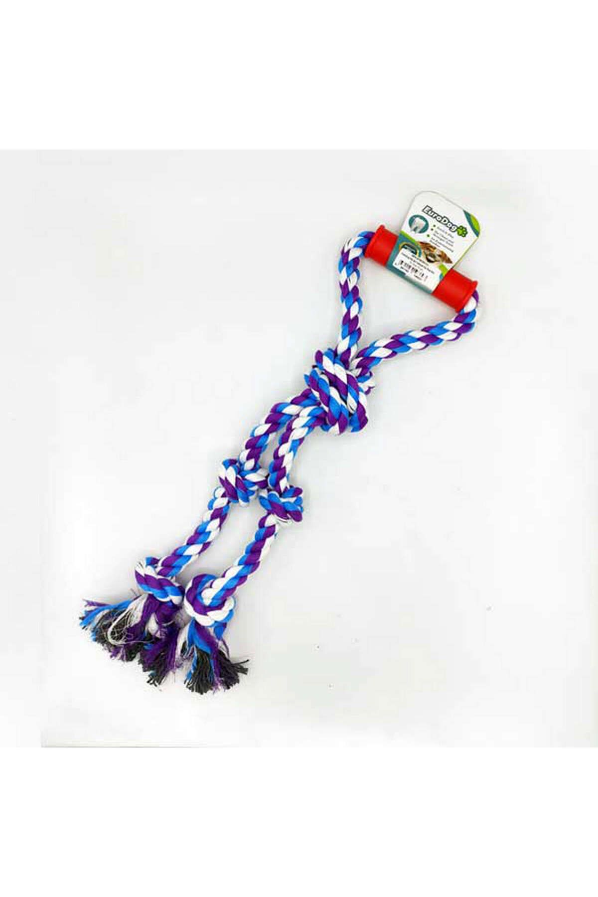 Eurodog Diş İpi Tutmalı Diş Kaş.Beş Dü.Mavi 40cm YKTSN