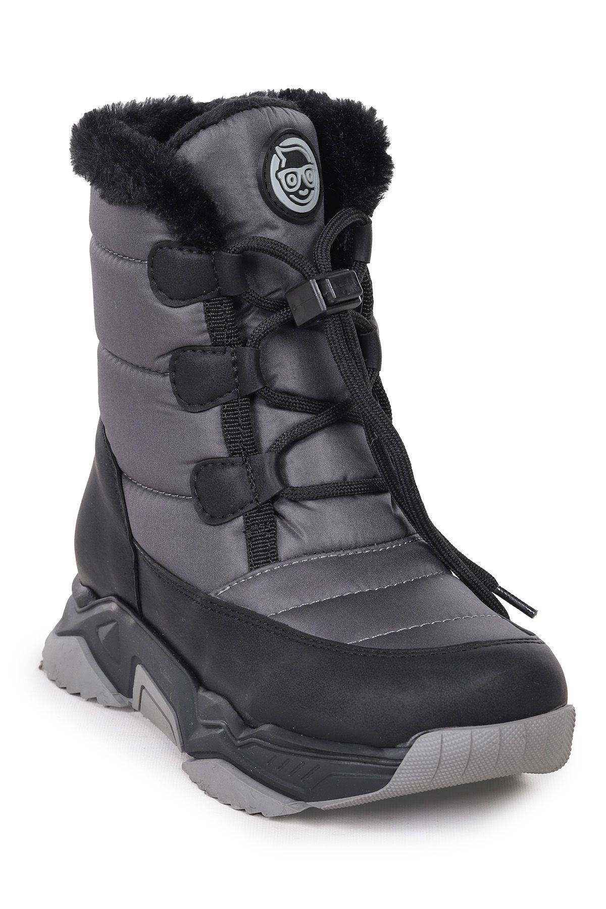 Kiko Kids-Alison Lace-Up Boys' Snow Boots 6