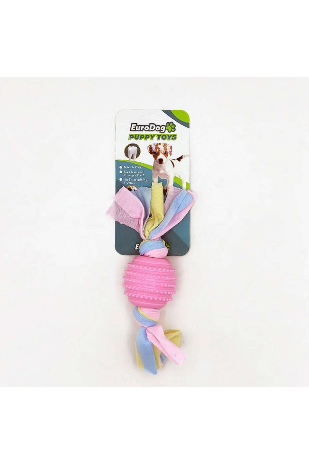 Eurodog Puppy Toys Pembe Tırtıklı Top Diş Kaş.Oy. YKTSN