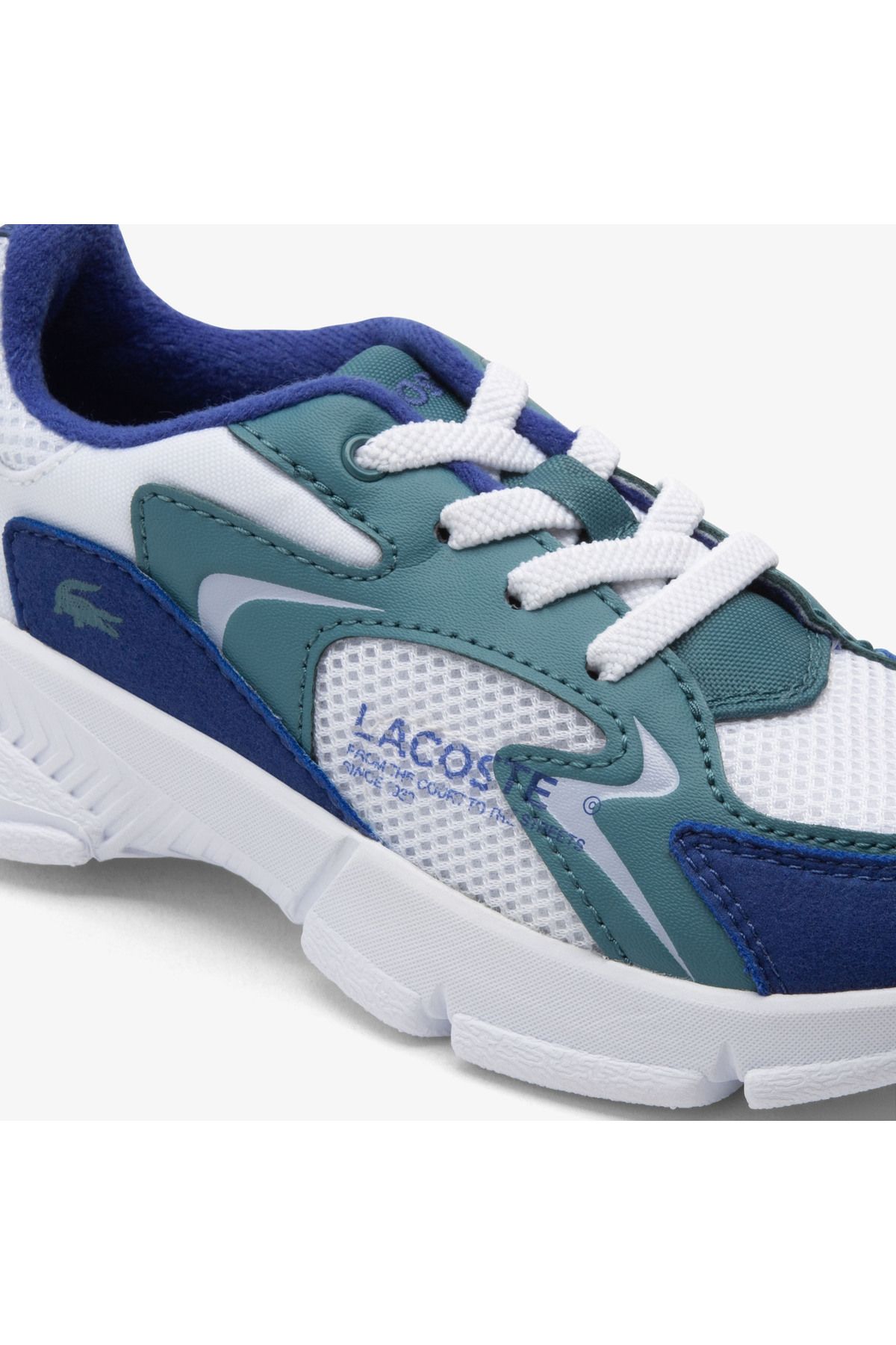 اسنیکر آبی دخترانه و پسرانه بچگانه کفش ورزشی L003 NEO KIDS Lacoste