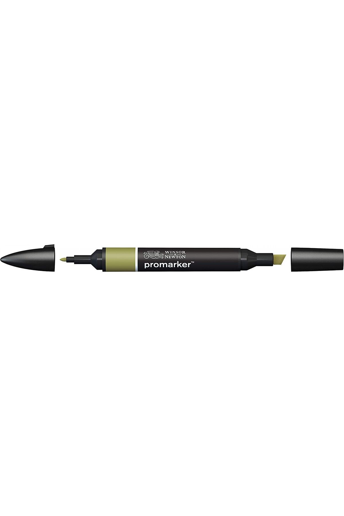 Winsor Newton-Promarker Çift Uçlu Alkol Bazlı Grafik Çizim Kalemi Olive Green 447 (Y724) 1