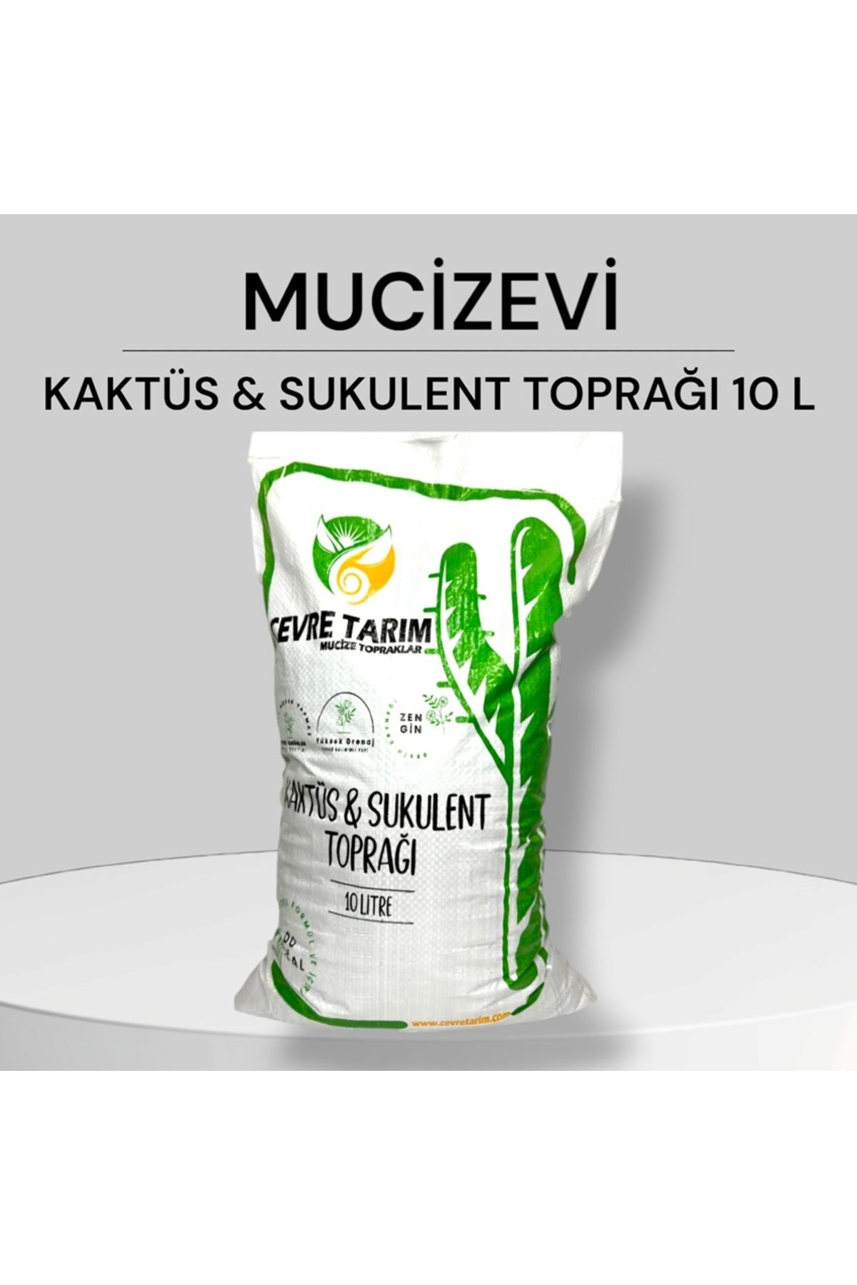 Maison Shop Mucizevi 10l Kaktüs Sukulent Toprağı - Yavaş Salınımlı, Yüksek Drenajlı