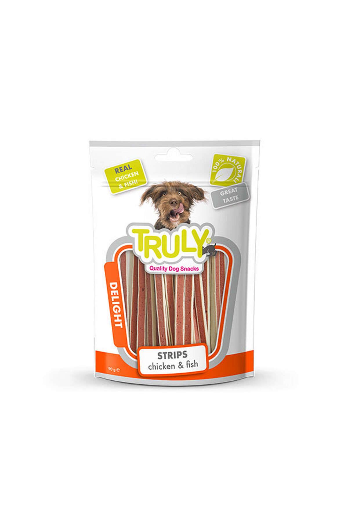 TRULY Yumuşak Köpek Ödülü Tavuk-Mezgit Sandw 90 Gr YKTSN