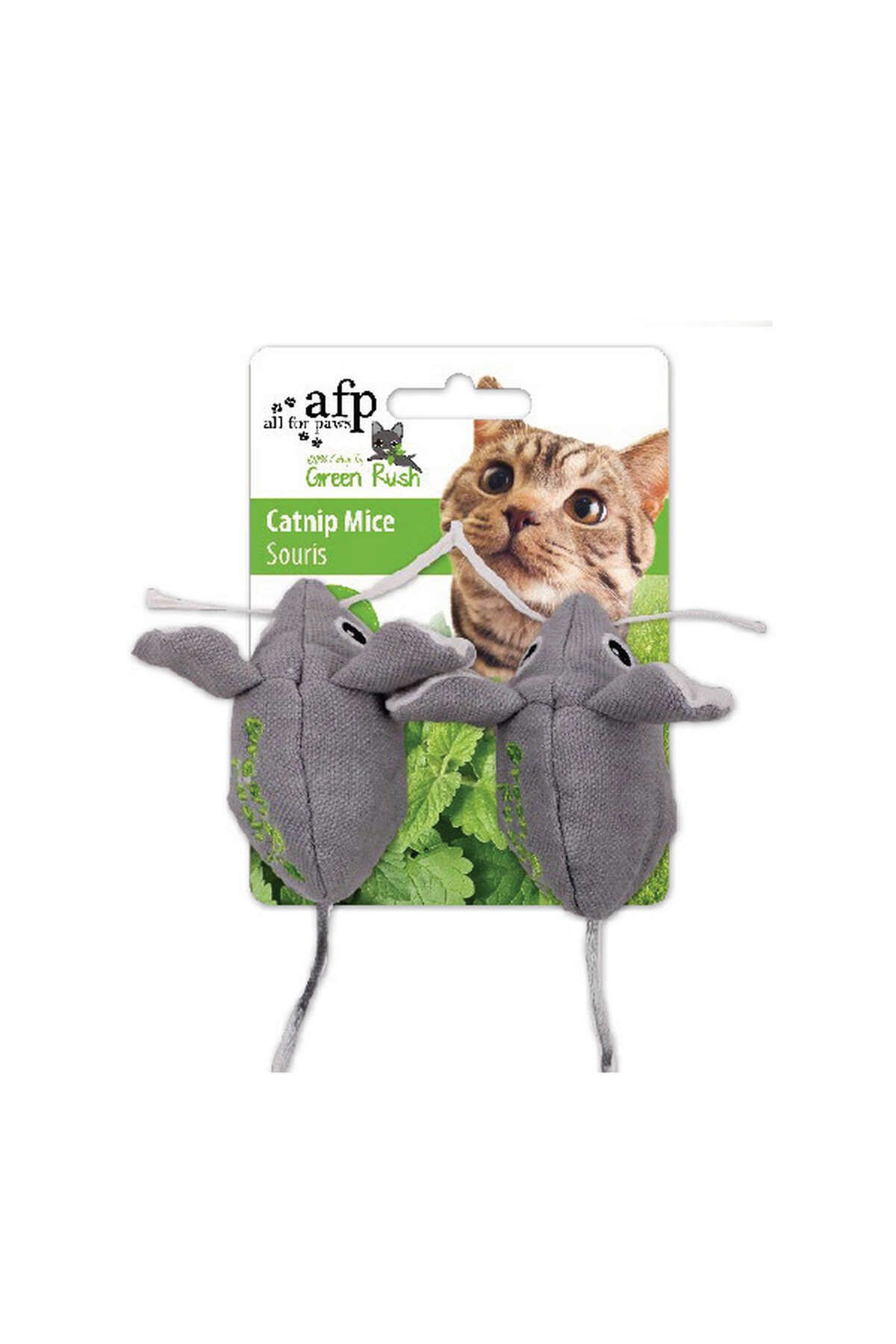 Afp Green Rush - Peluş Catnip Fare Oyuncak YKTSN