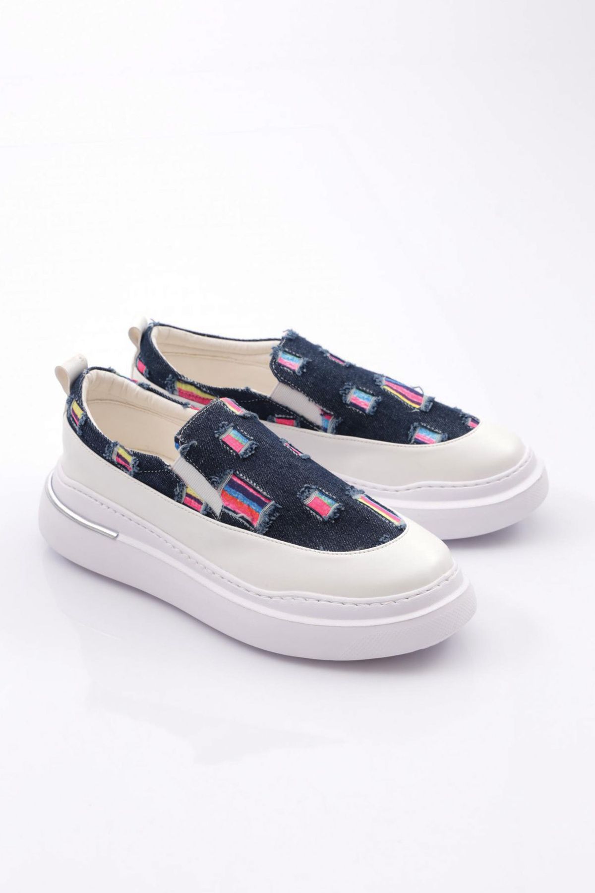 DGN-Pantofi de damă cu elastic, blugi albaștri 16835105 2