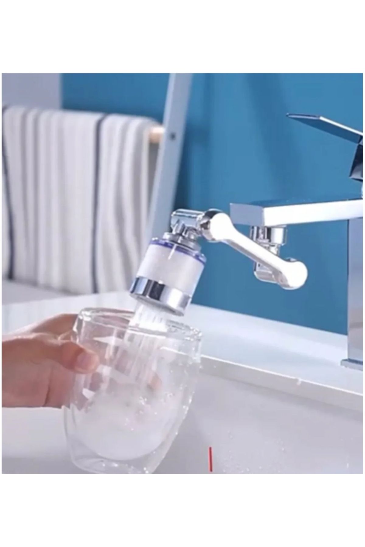 Lonahome-3 Function Robot Arm Spiral Purified Movable Saving Tap Head 2