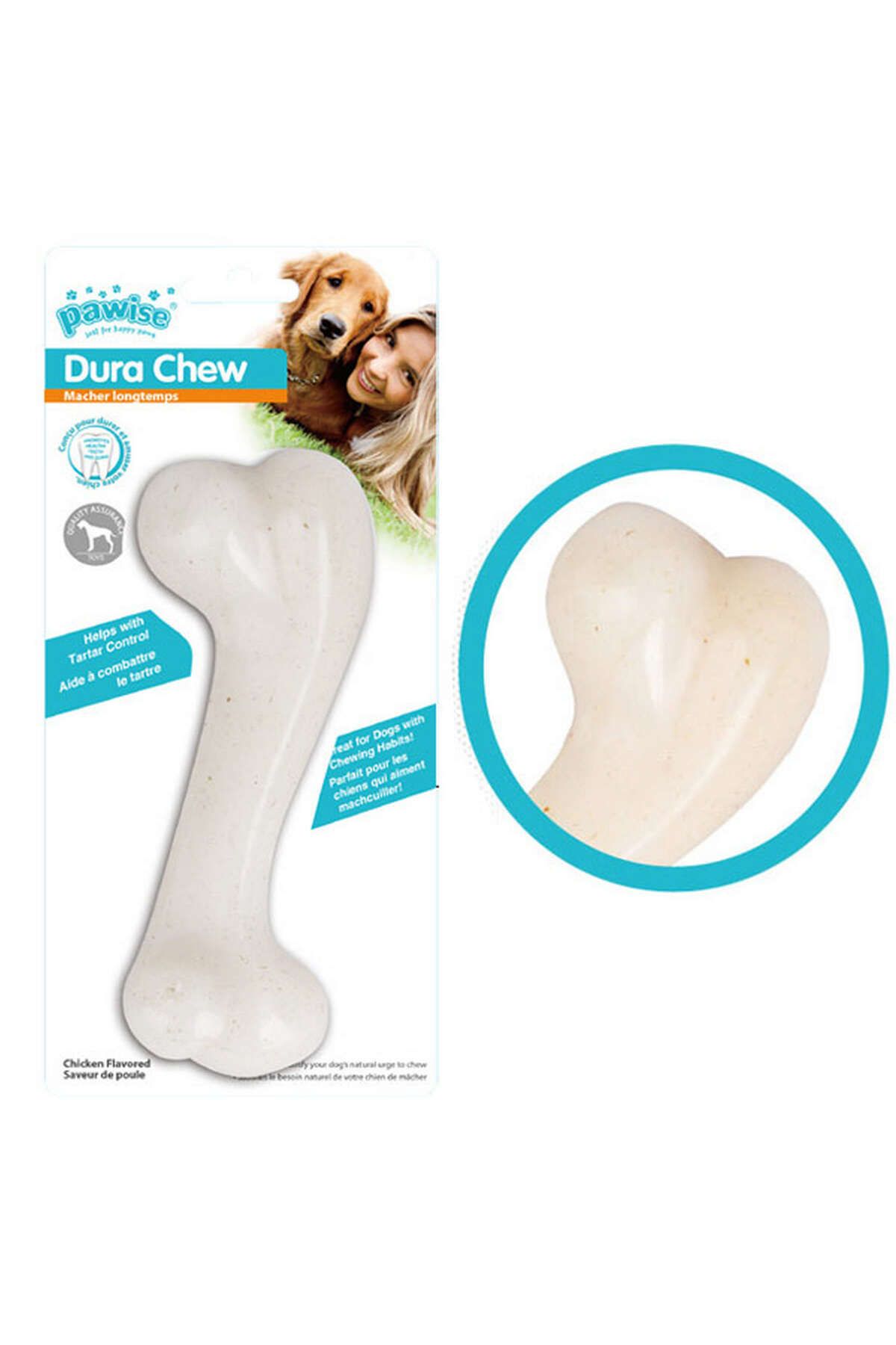 Pawise Dura Chew Tavuk Aromalı Köpek Kemiği 15,5 cm YKTSN