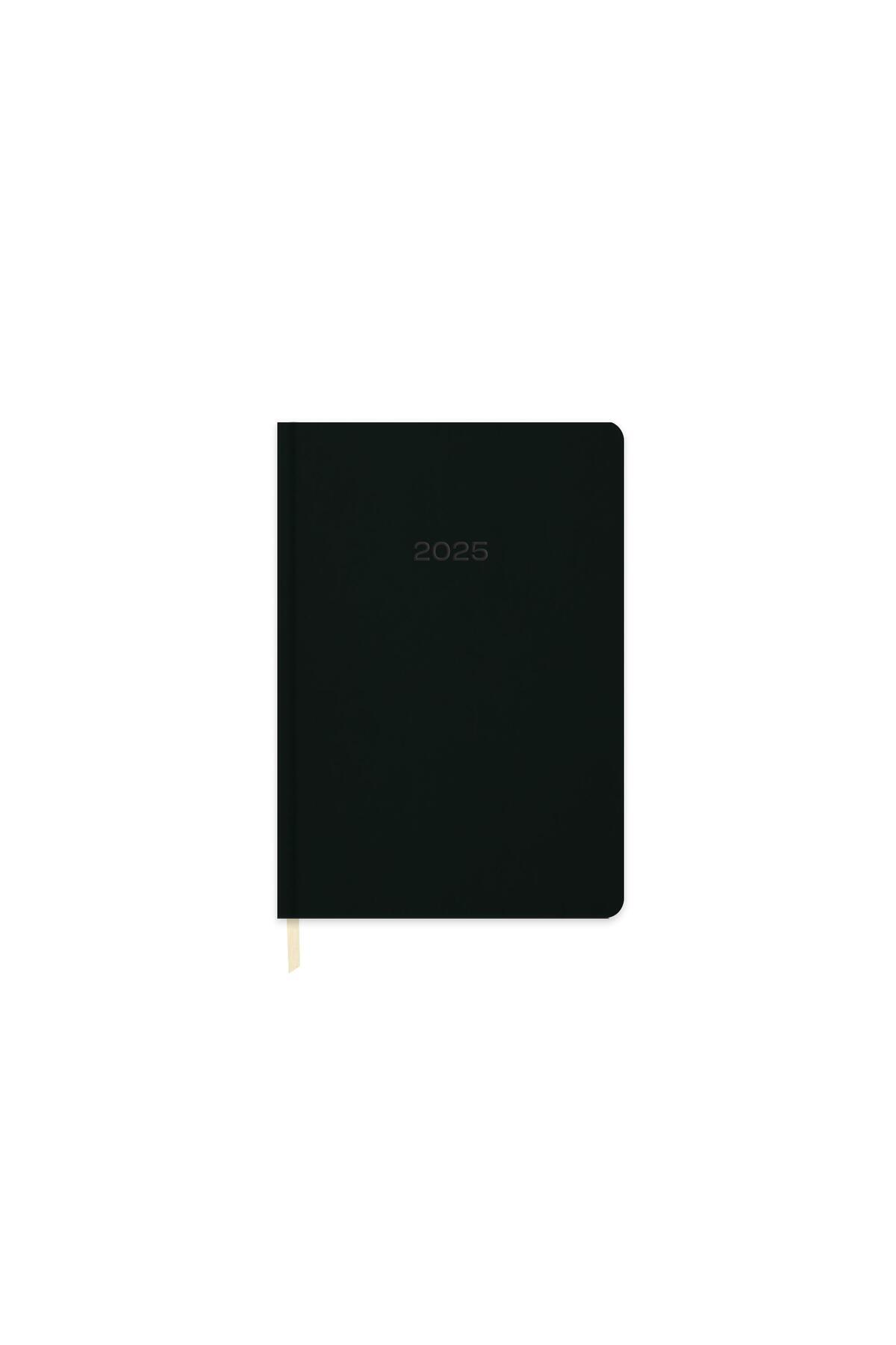KESKİN COLOR-2025-14*20 Black Leather Thermo Agenda - Daily Use 1