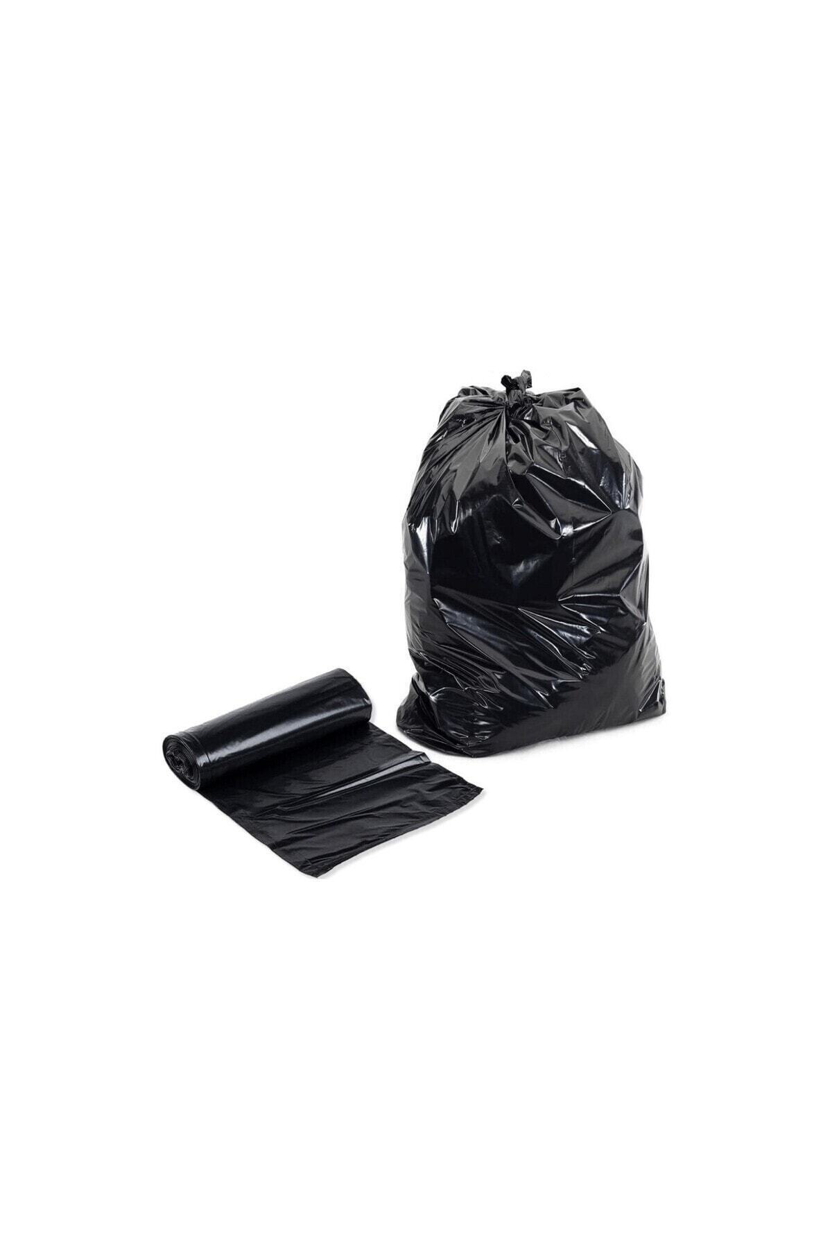 Kalın Çöp Torbası 300 gr X 5 Rulo Siyah Çöp Poşeti 80x110 Cm Jumbo Endüstriyel — Koksal Pack — Çöp Torbası (3)
