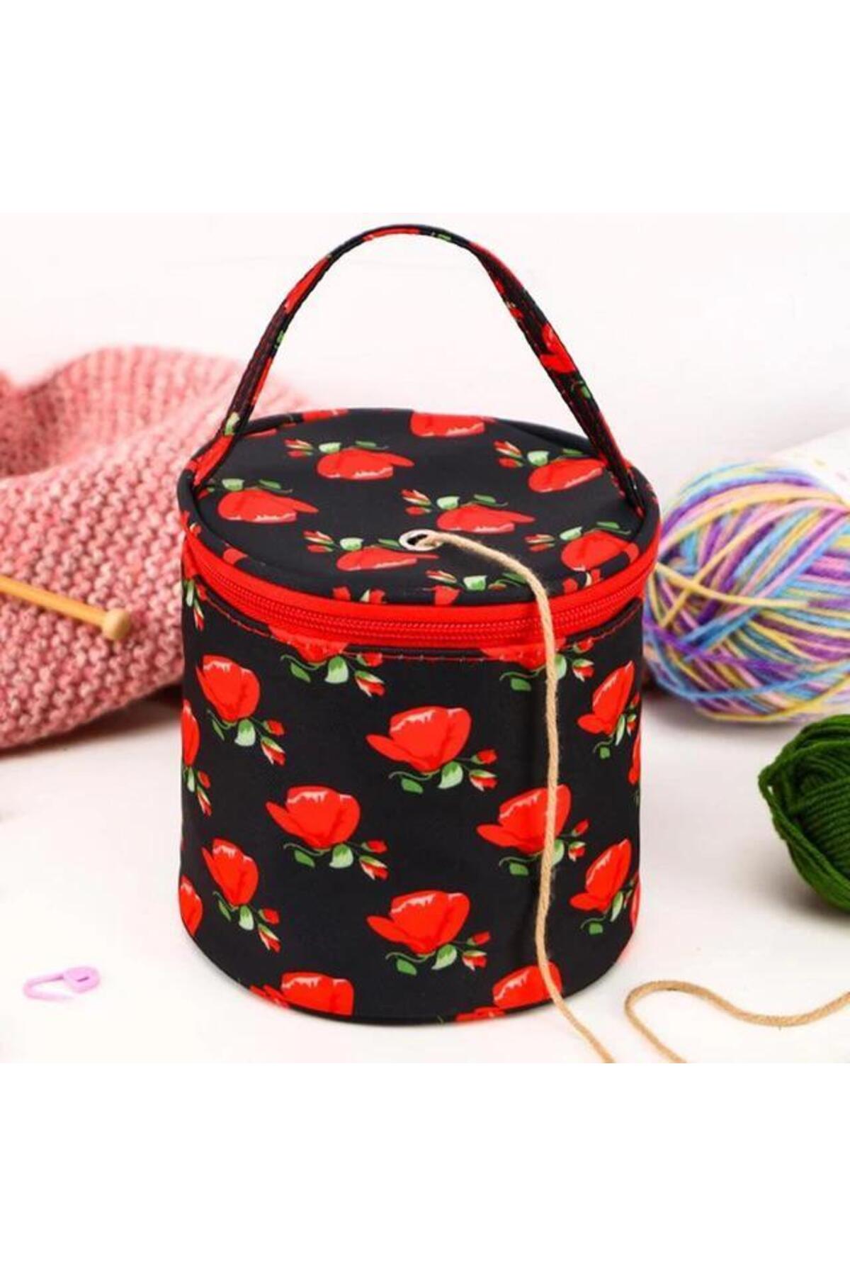 yumakça Yumak Çantası 13 x 14 Cm Mini Boy LE13 Siyah Organizer Çanta