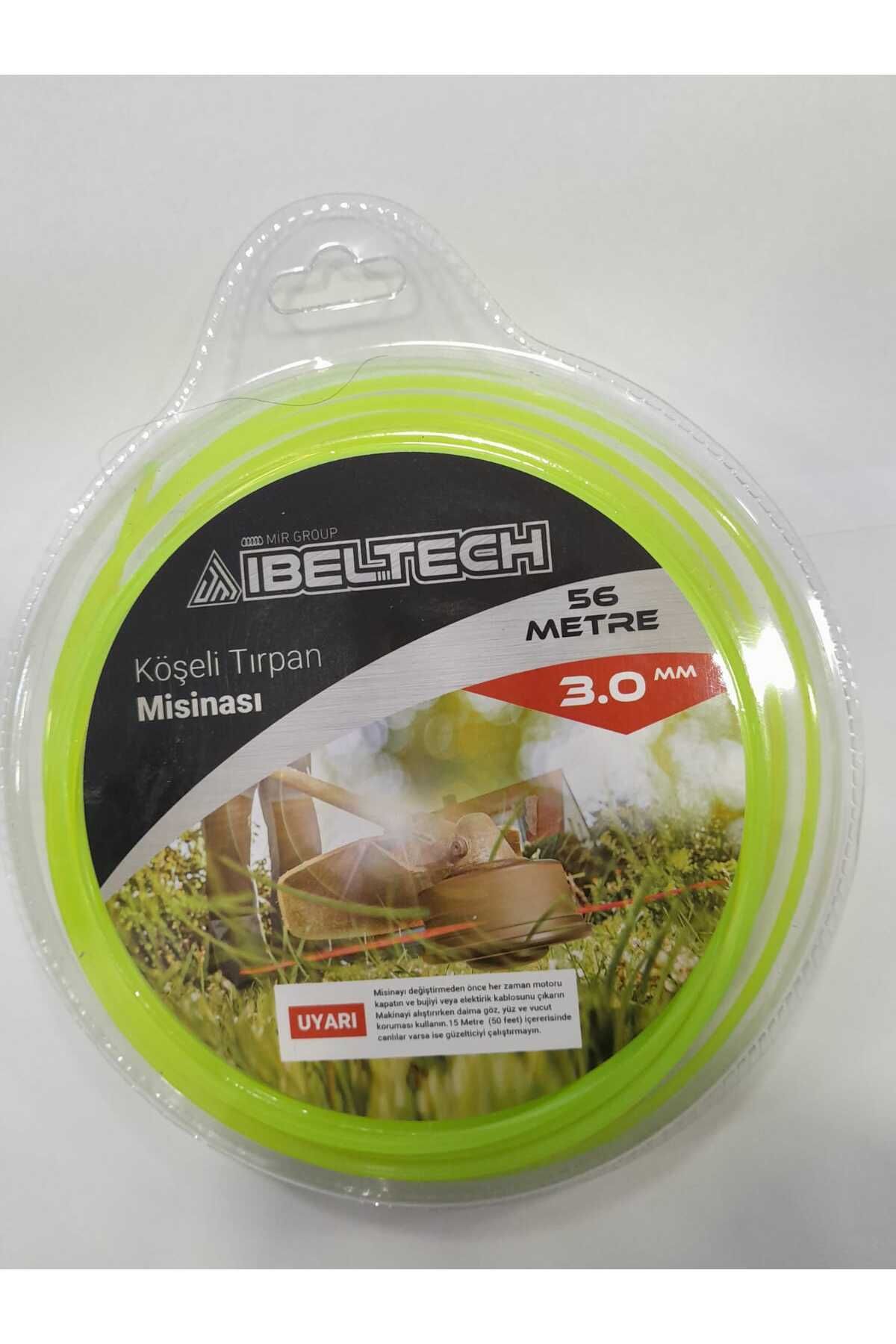 İBELTECH İBELTECH 56 METRE 3,0 MM TIRPAN MİSİNASI KÖŞELİ