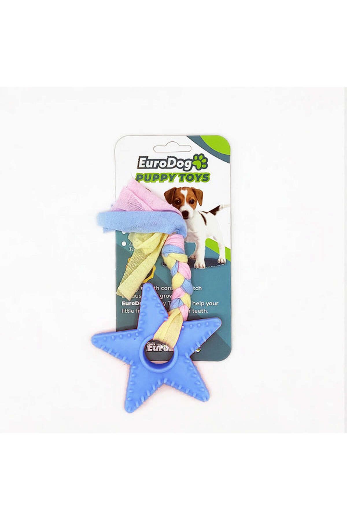 Eurodog Puppy Toys Mavi Yıldız Diş Kaşıma Oy. YKTSN
