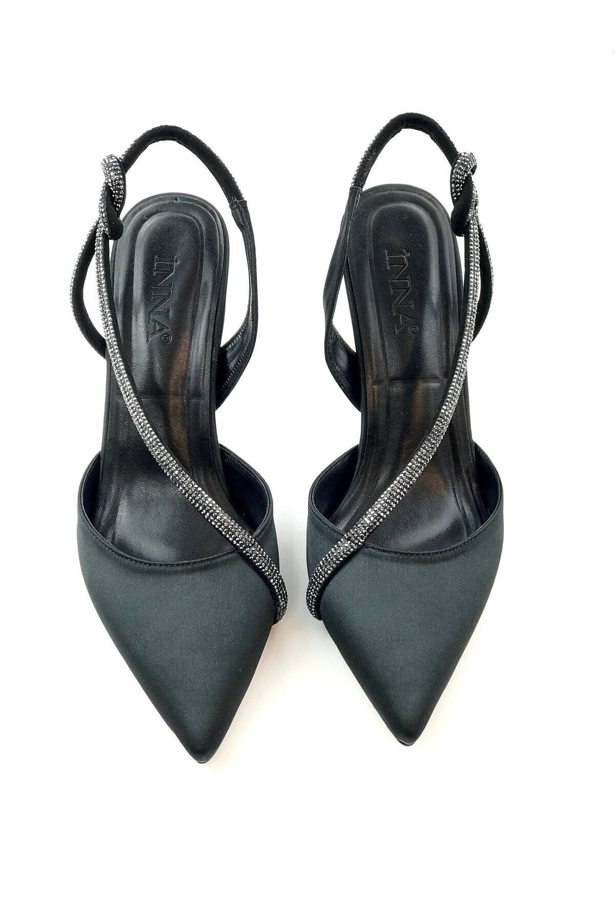 İNNA-Yoka Inna Women's Evening Dress Stoned Heeled Shoes 2