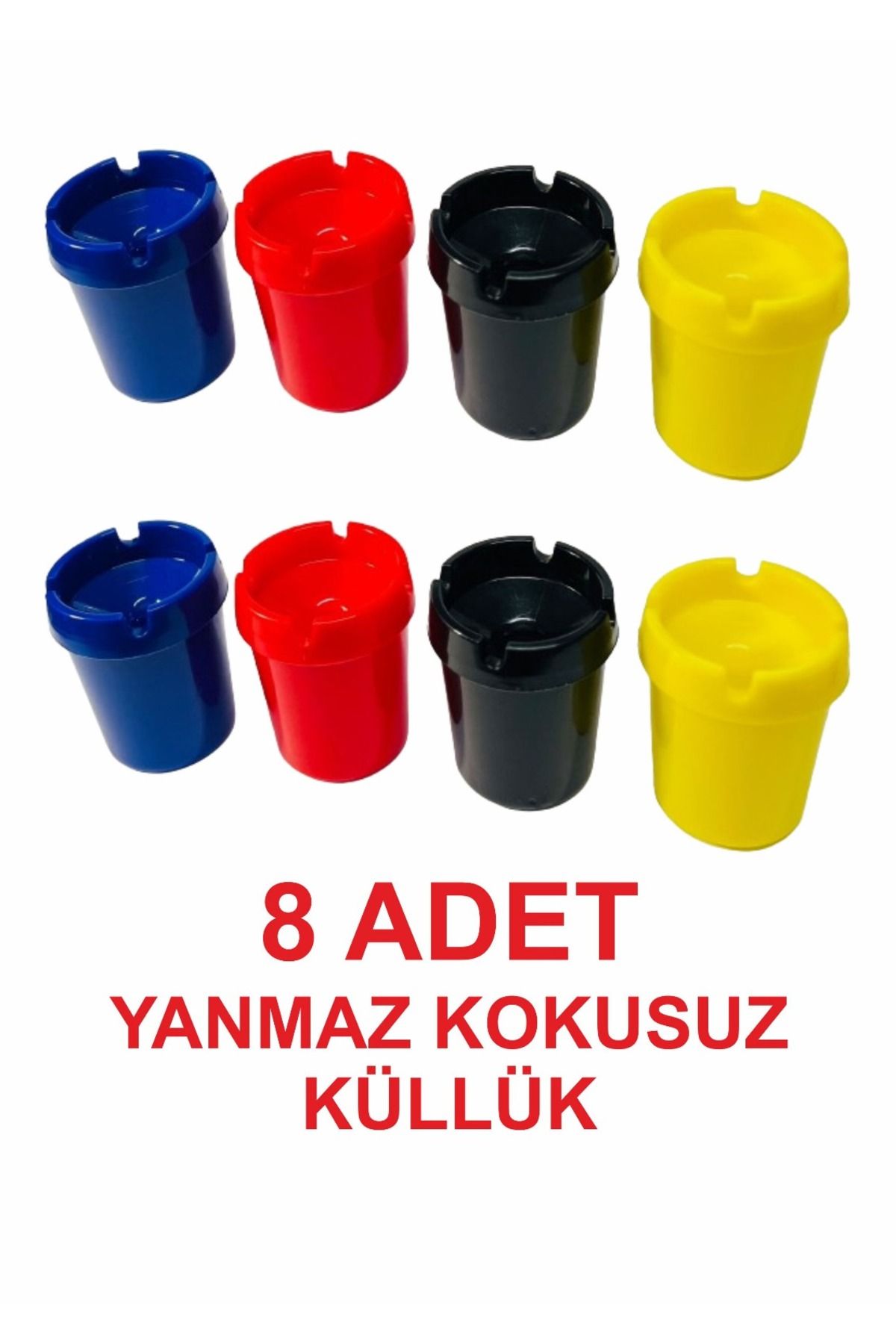 automars KOKUSUZ RENKLİ KÜLLÜK 8 Lİ DRSTR