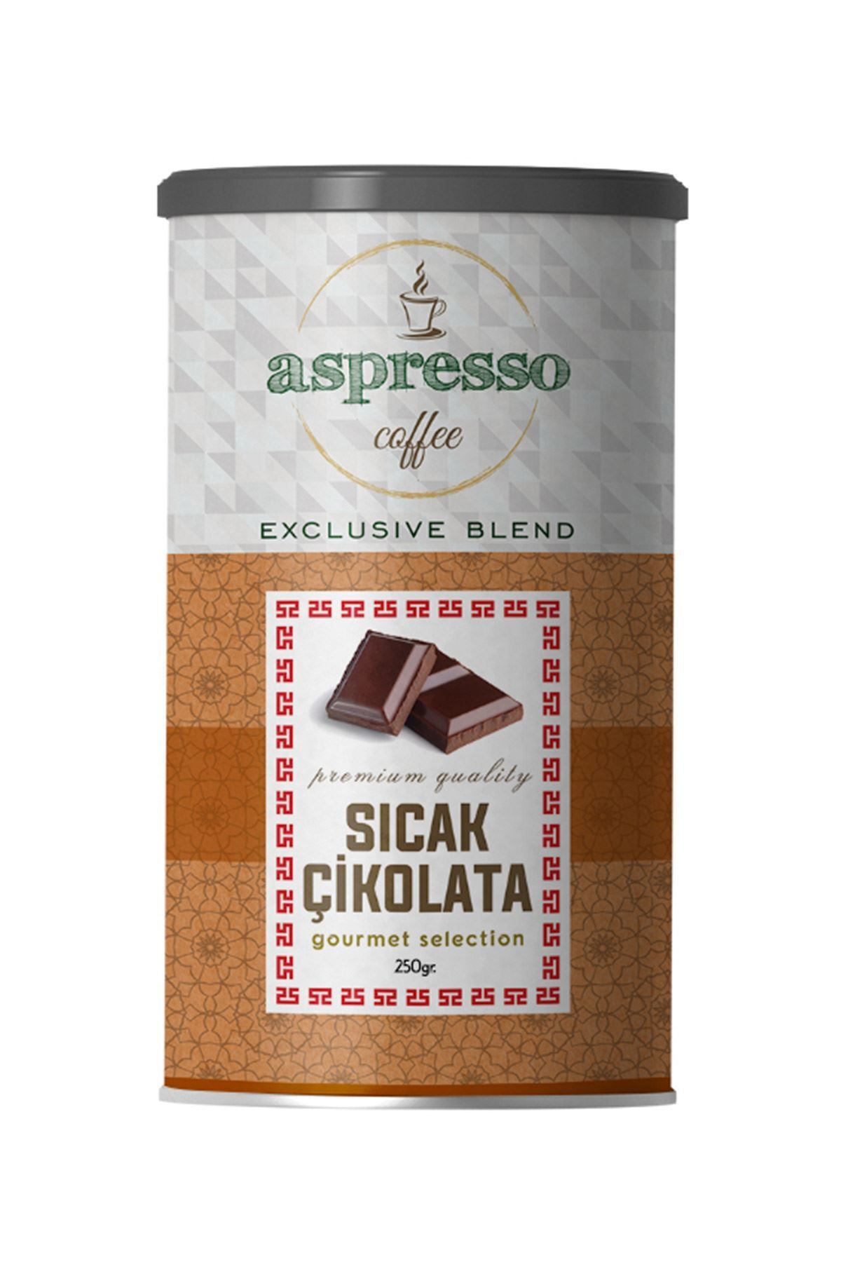 Aspresso Sıcak Çikolata 250 Gr. Teneke