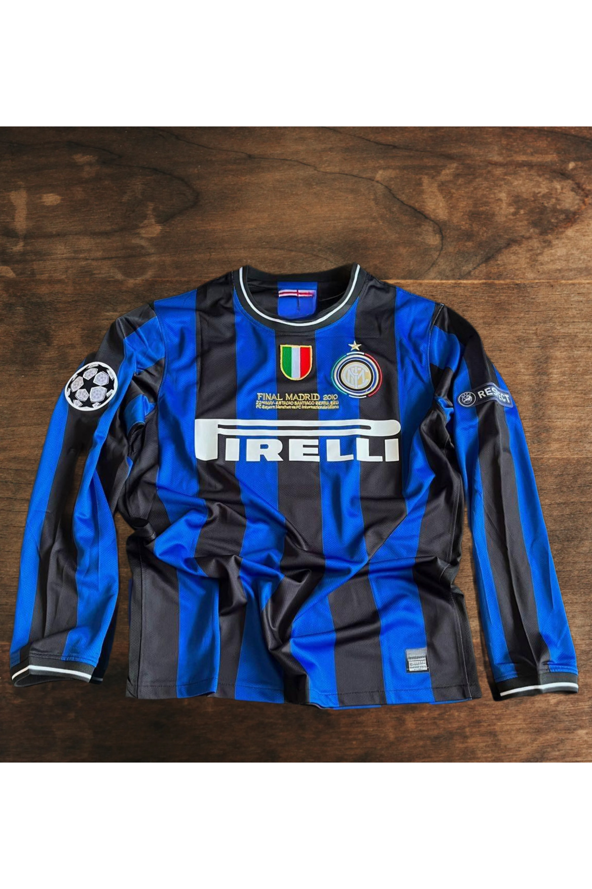 kombinezyum Retro Milano/inter Uzun Kollu Forması