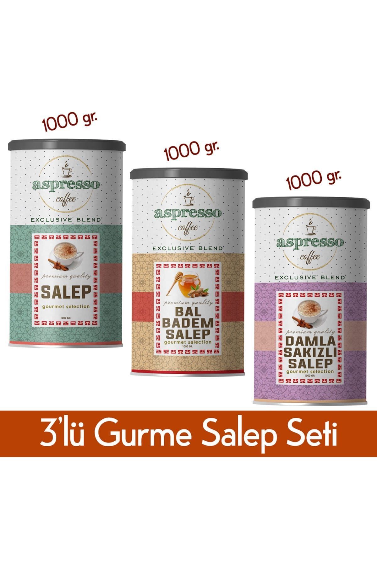 Aspresso 3'lü Salep Gurme Seti