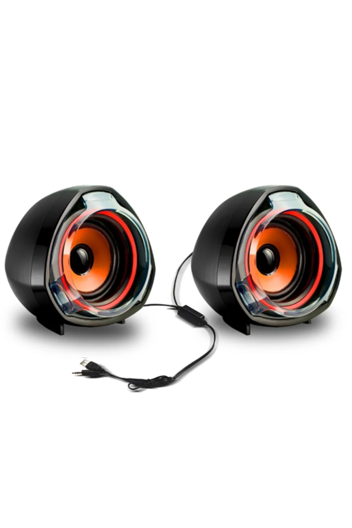 gaman Bilgisayar Hoparlörü Profesyonel Oyuncu Hoparlörü PC Notebook Televizyon Uyumlu USB-AUX Girişli