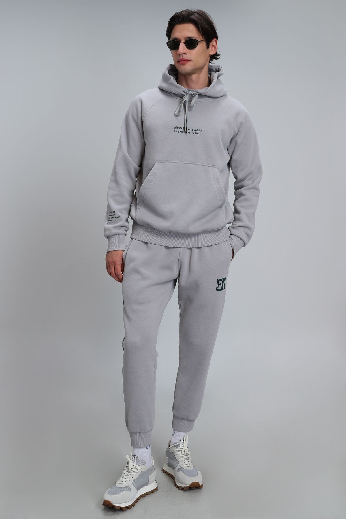 Lufian-Jeremy Men's Sweatpants Light Gray 1