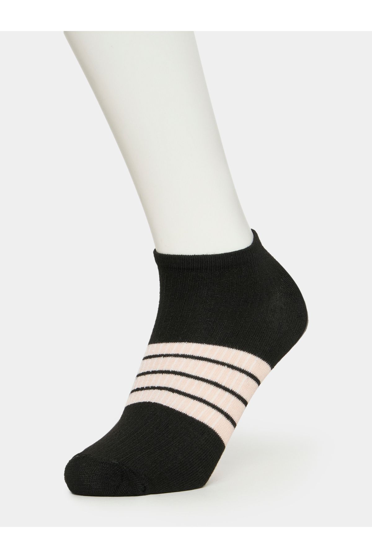 Styli-Pack of 5 - Striped Detail Ankle Socks 4