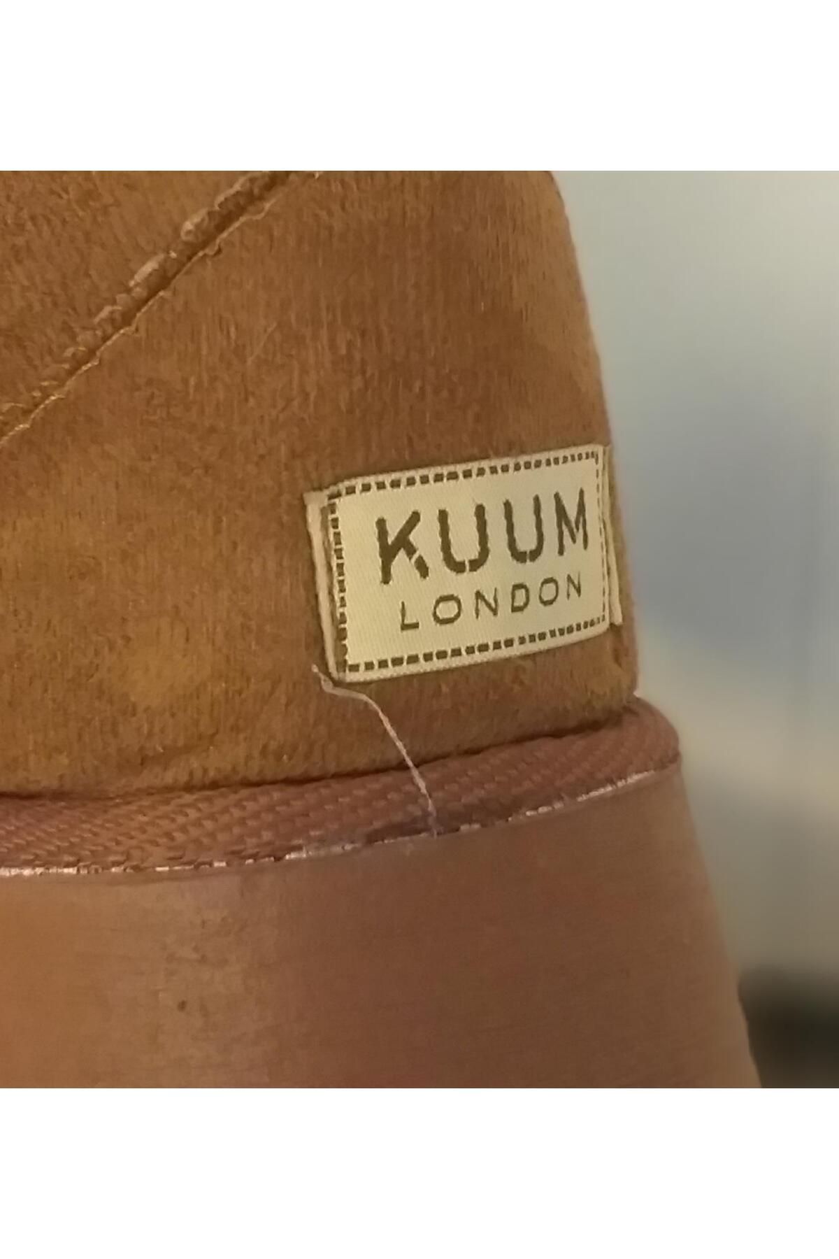 Kuum London K11Y04 Kadın İçi Tüylü Kalın Taban Uzun Boy Ug Bot görsel 3