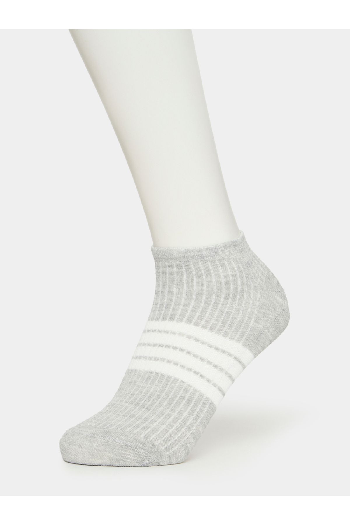 Styli-Pack of 5 - Striped Detail Ankle Socks 8