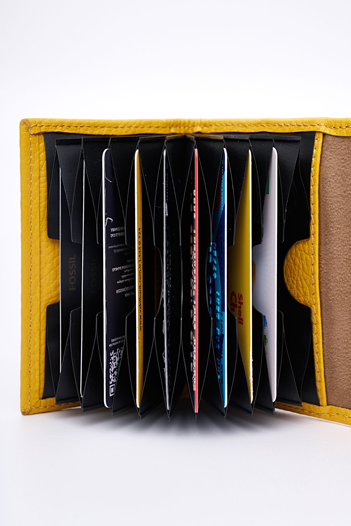 Fossil-Genuine Real Leather Women's Card Holder Wallet 8010 4