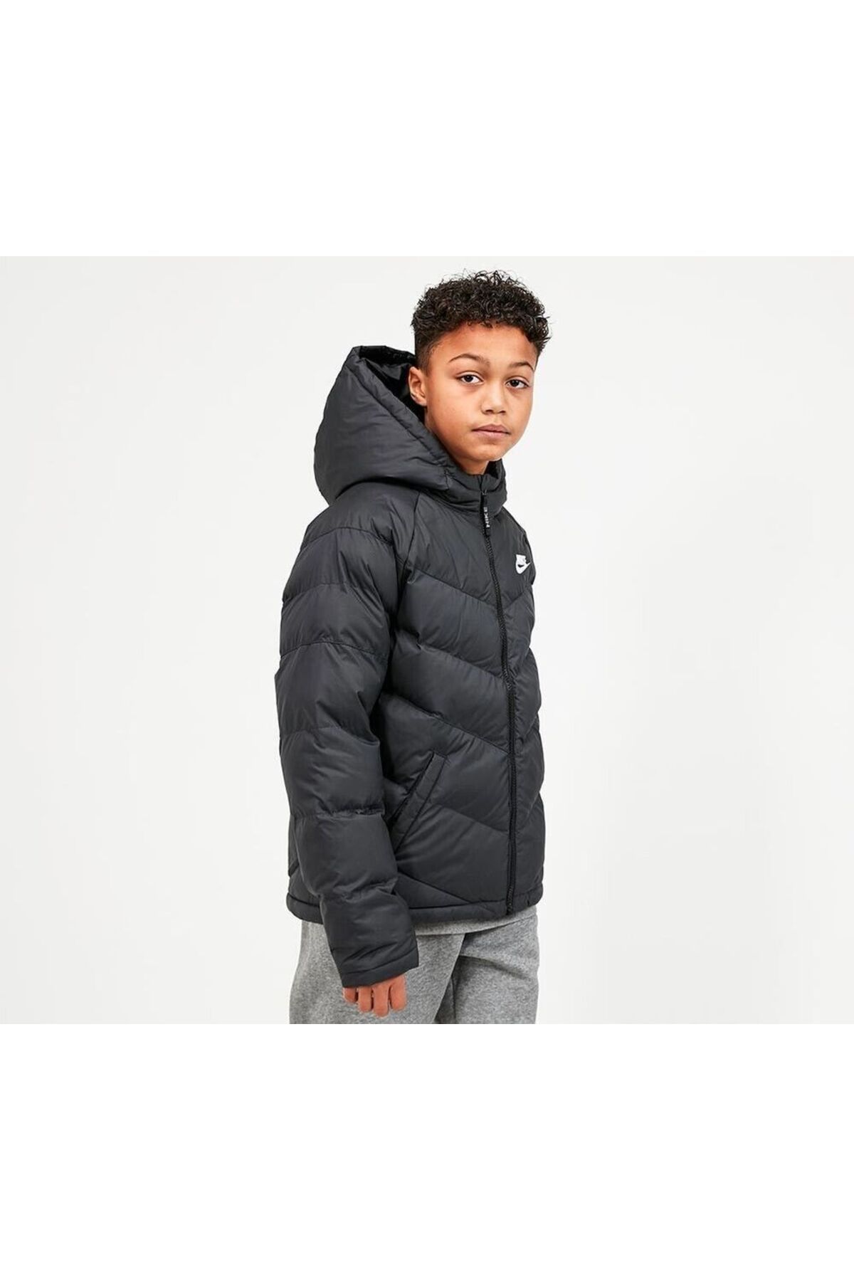 Nike-Sportswear Synthetic-fill Full-zip Unisex Children's Coat-cu9157-010 3