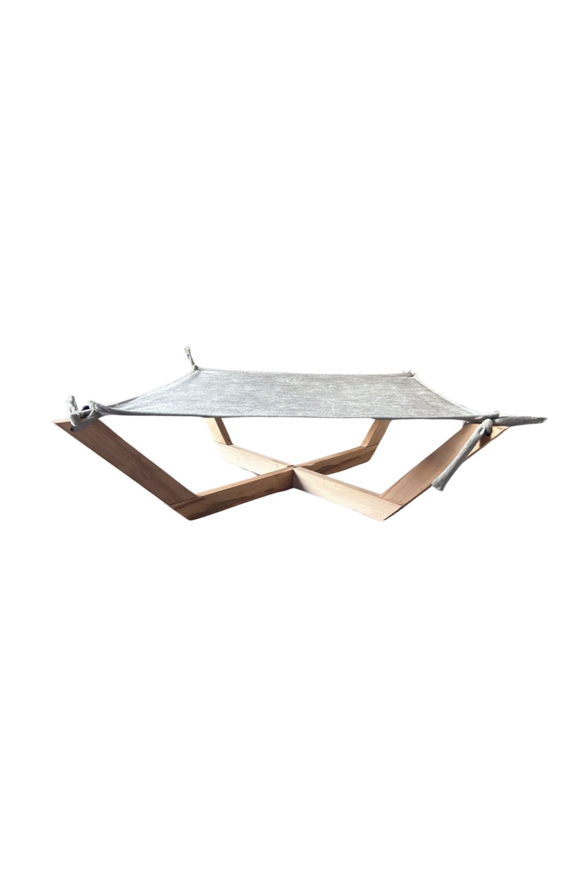 Sonrisa Pets-Cat Scratching and Hammock Bed - Set of 2 Wooden Food Water Bowl 5