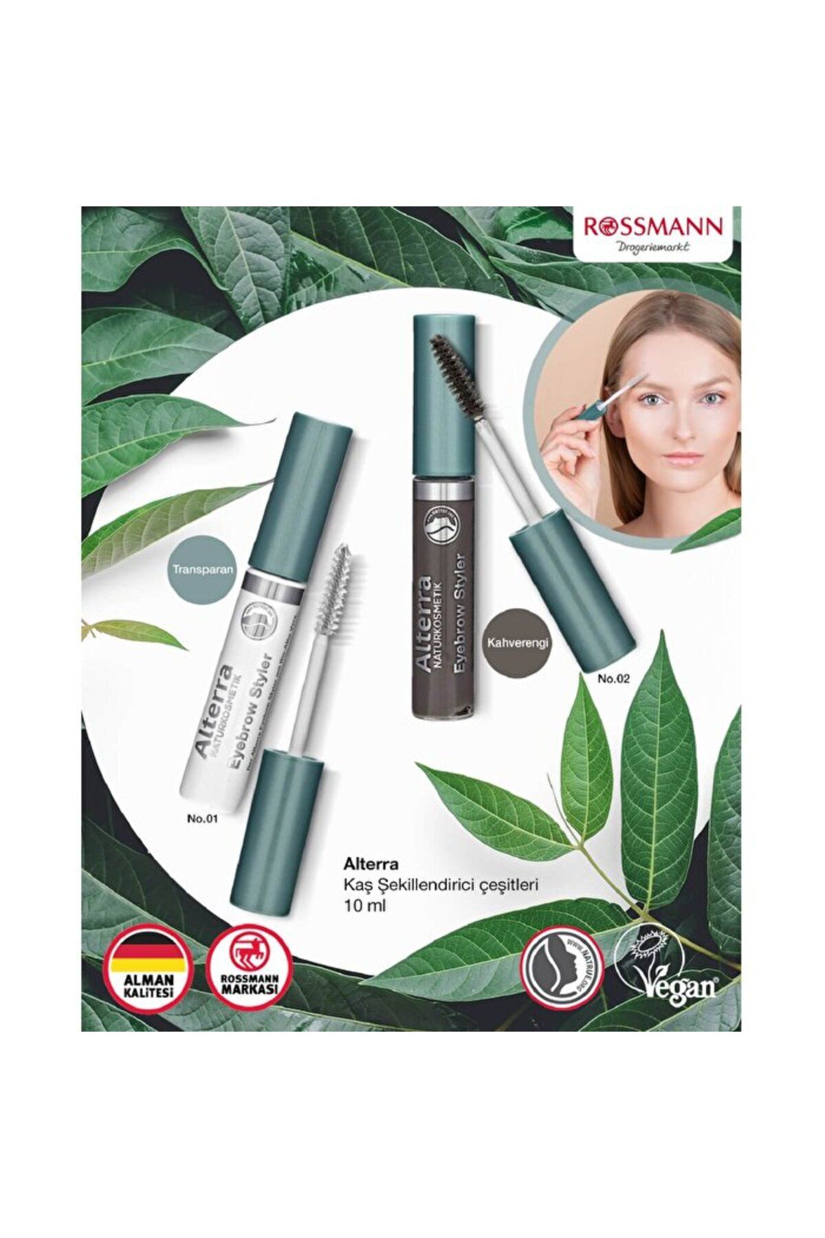 Alterra-- Eyebrow Styling - No:02 Brown - 10 ml 2