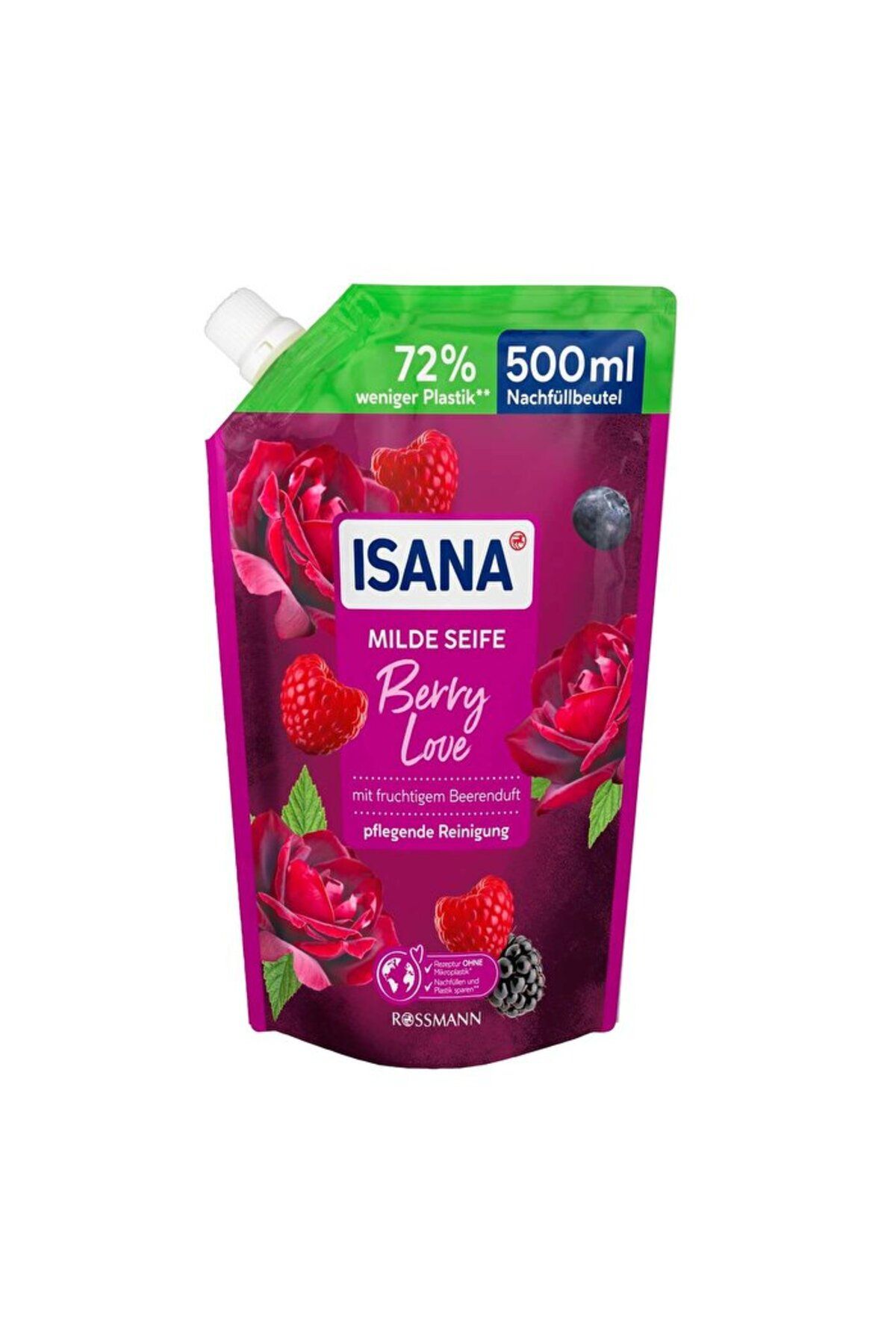 ISANA Sıvı Sabun - Berry Love Yedek - 500 ml