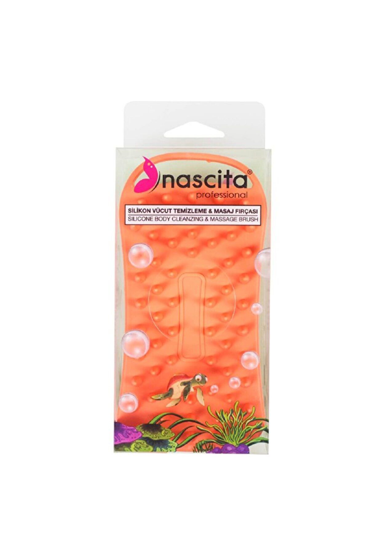 nascita Silikon Vücut Masaj ve Temizleme Fırçası - - 1 Adet